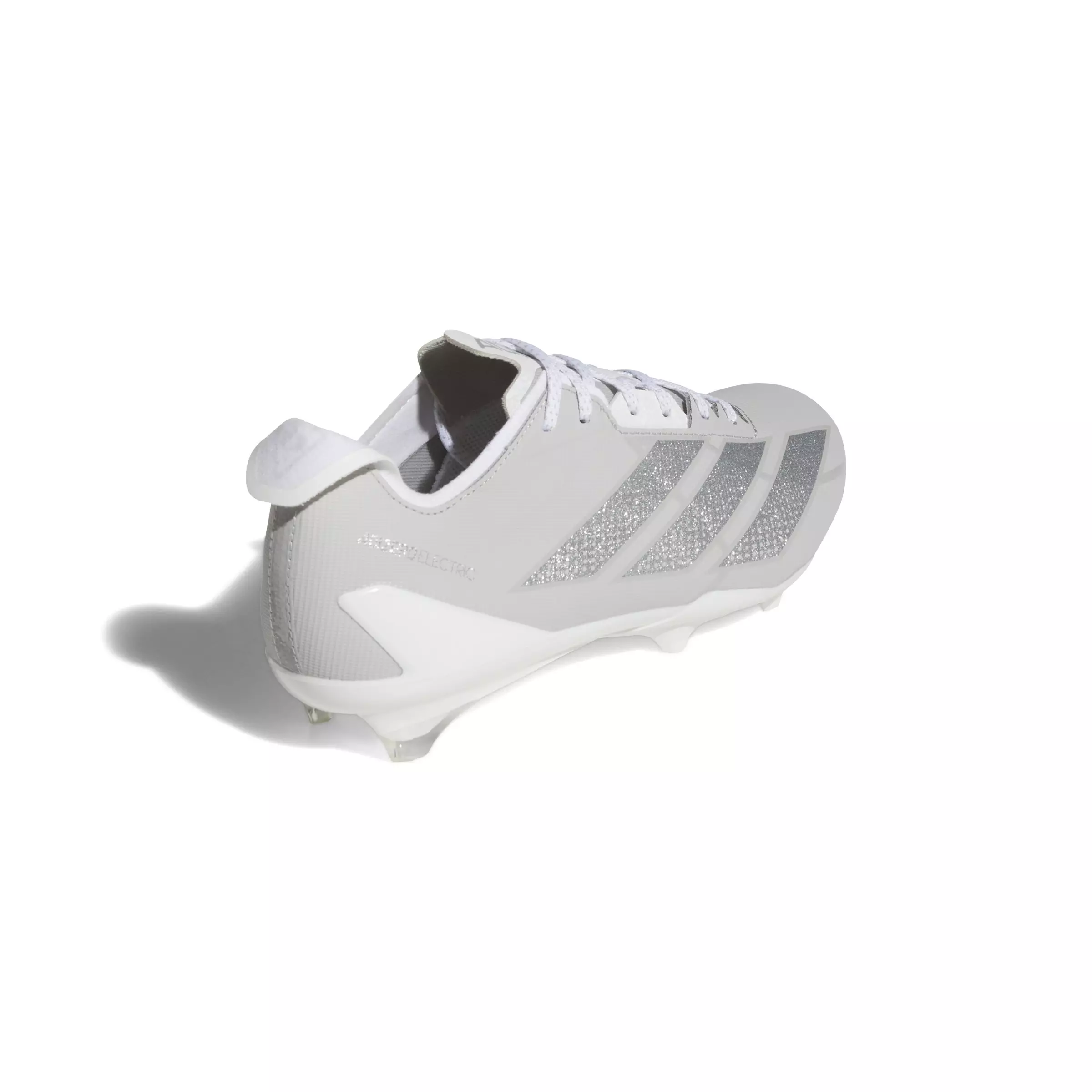 adidas Adizero Electric "Grey Two/Silver Metallic/Ftwr White" Men's Football Cleat - GREY/SILVER/WHITE