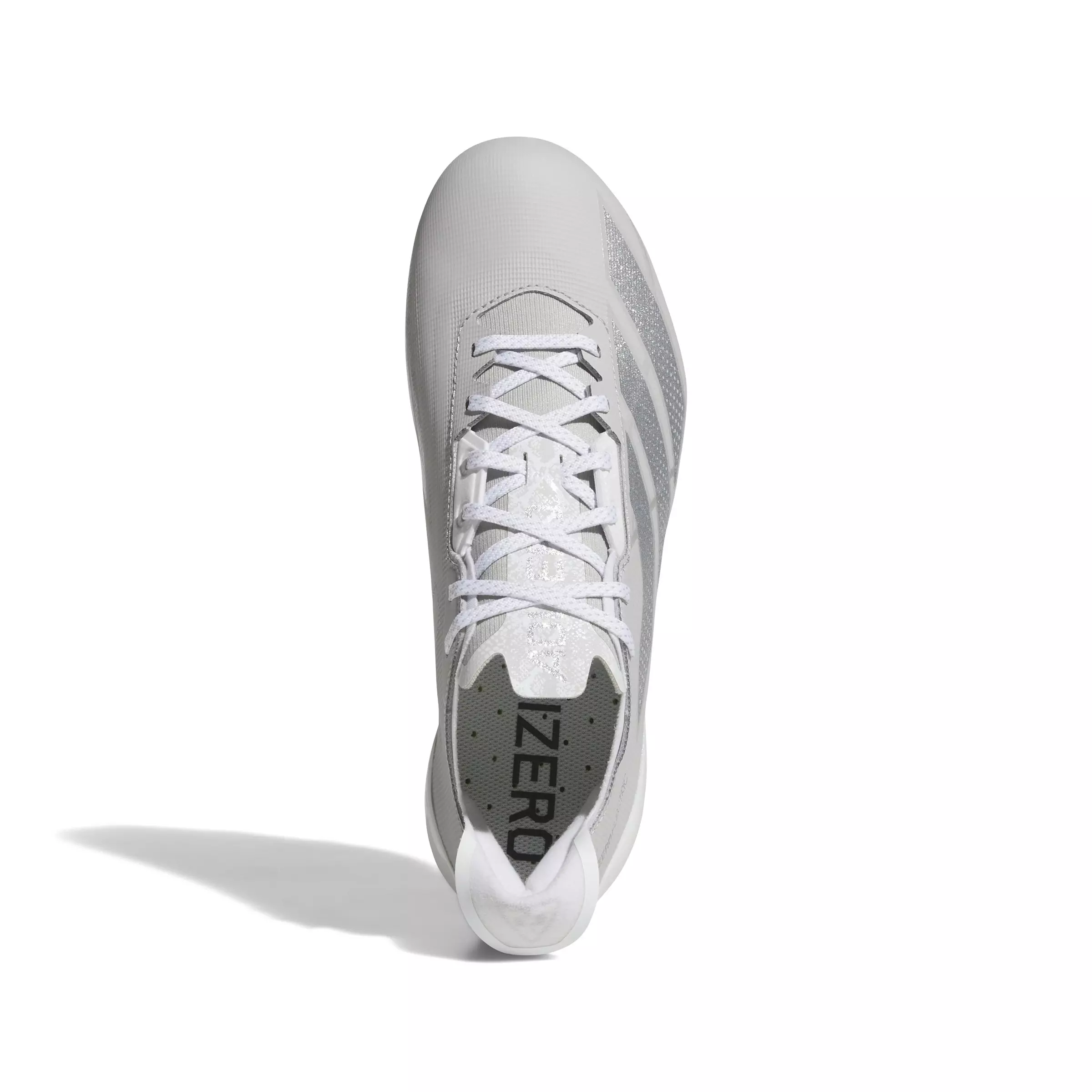 adidas Adizero Electric "Grey Two/Silver Metallic/Ftwr White" Men's Football Cleat - GREY/SILVER/WHITE