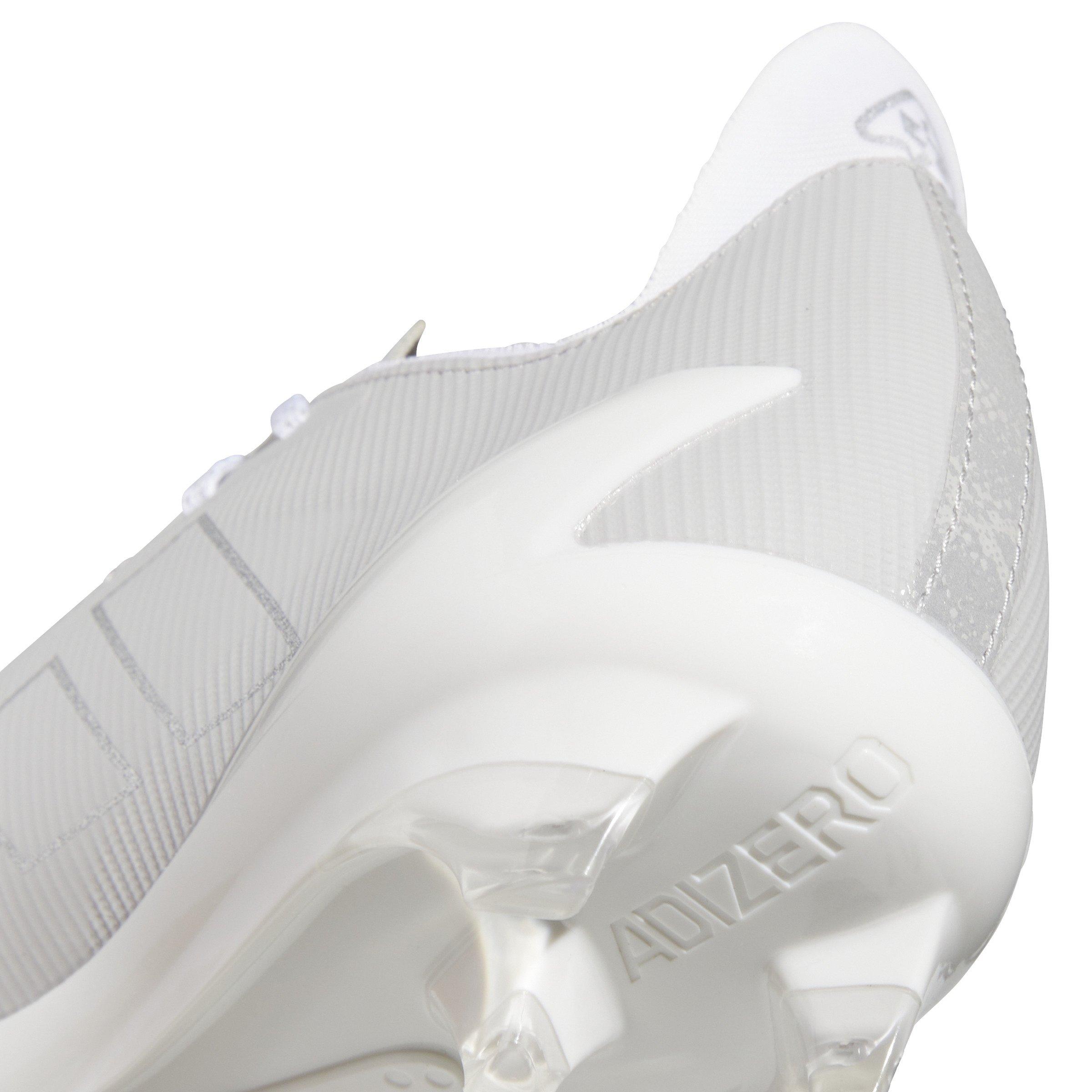 adidas Adizero Electric "Grey Two/Silver Metallic/Ftwr White" Men's Football Cleat - GREY/SILVER/WHITE Thumbnail View 7