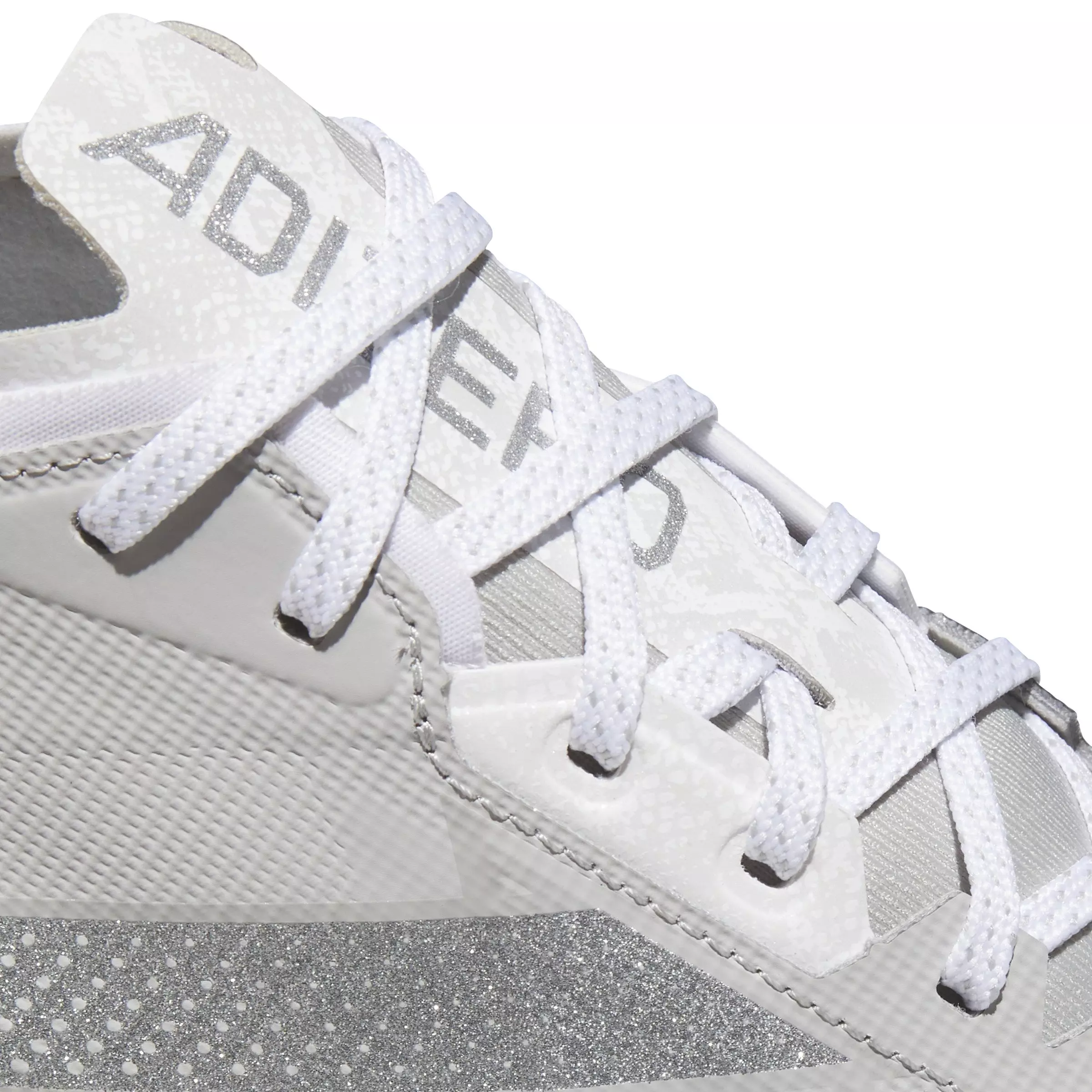 adidas Adizero Electric "Grey Two/Silver Metallic/Ftwr White" Men's Football Cleat - GREY/SILVER/WHITE