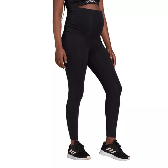beeld Zenuw verraad adidas Women's Black/White Essentials Cotton Leggings (Maternity)