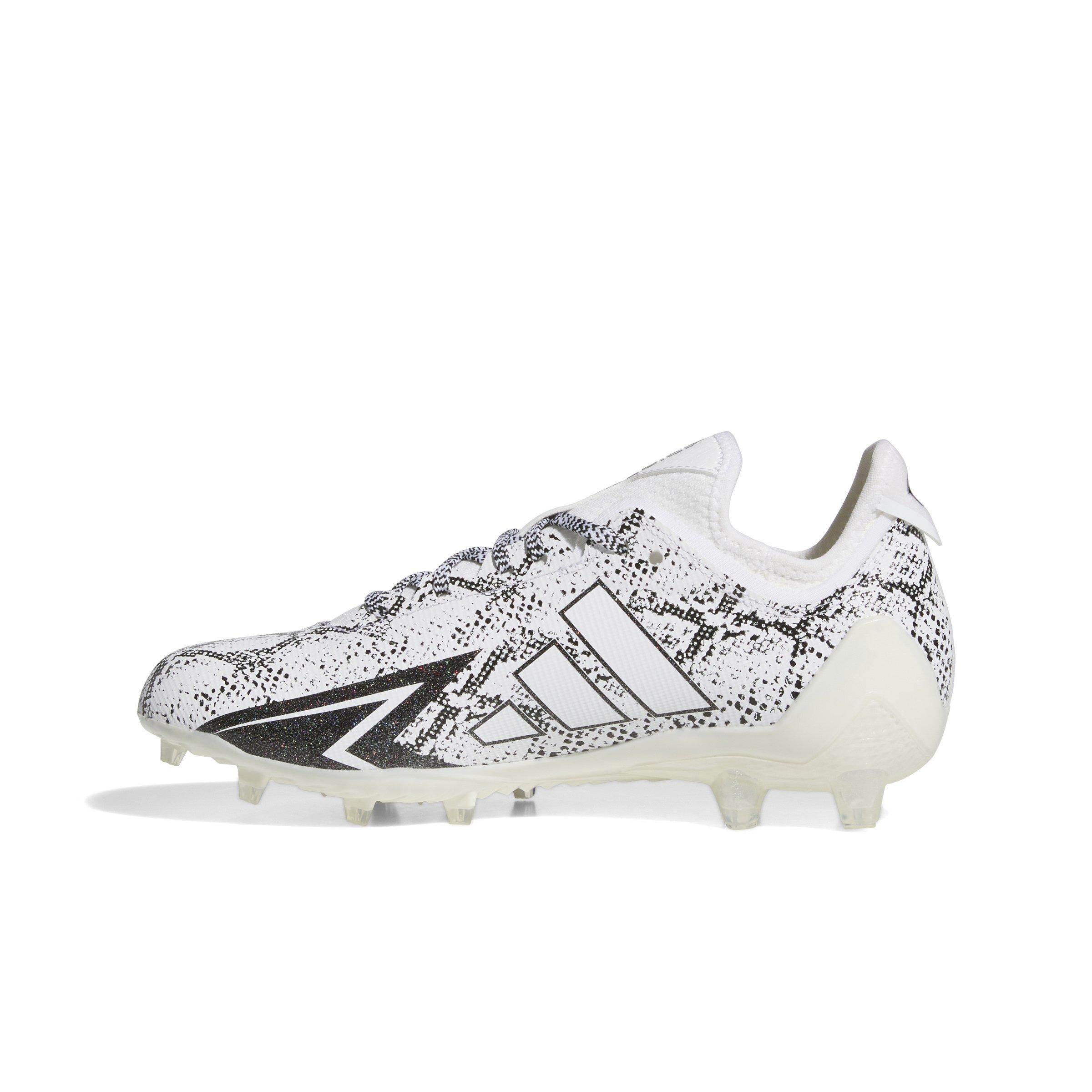 adidas Adizero Electric.1 "Ftwr White/Core Black/Ftwr White" Men's Football Cleat - WHITE/BLACK/WHITE Thumbnail View 2