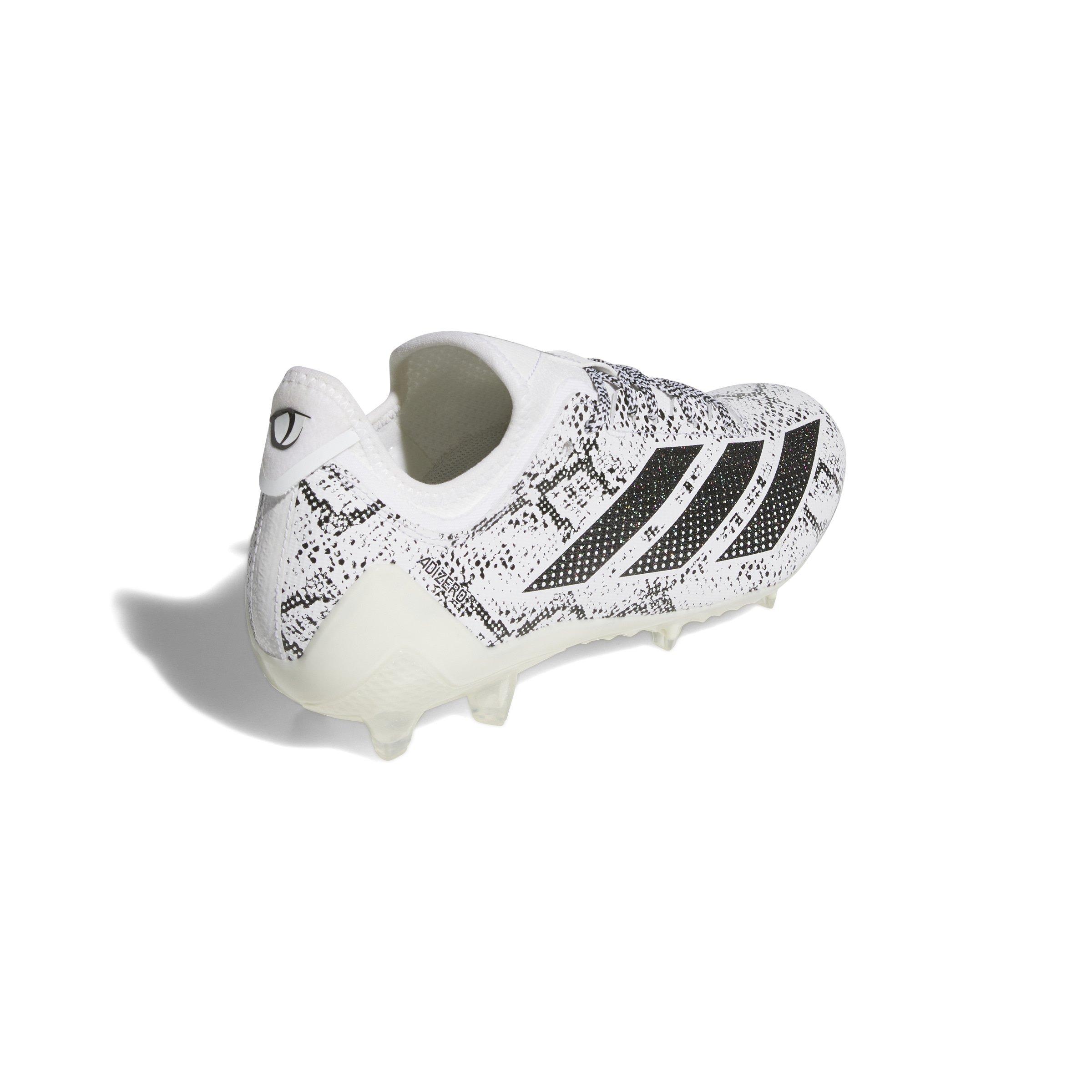 adidas Adizero Electric.1 "Ftwr White/Core Black/Ftwr White" Men's Football Cleat - WHITE/BLACK/WHITE Thumbnail View 4