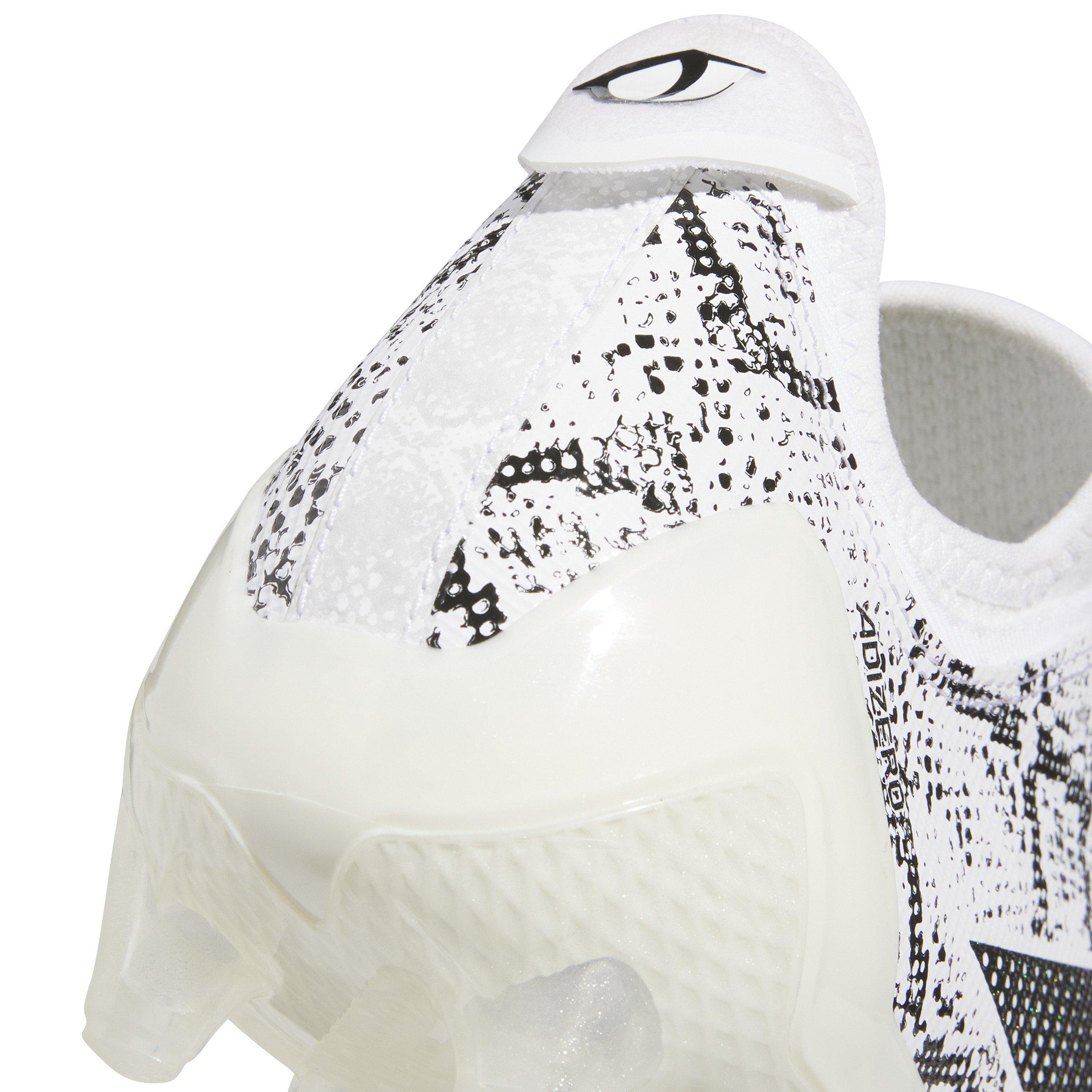 adidas Adizero Electric.1 "Ftwr White/Core Black/Ftwr White" Men's Football Cleat - WHITE/BLACK/WHITE Thumbnail View 5