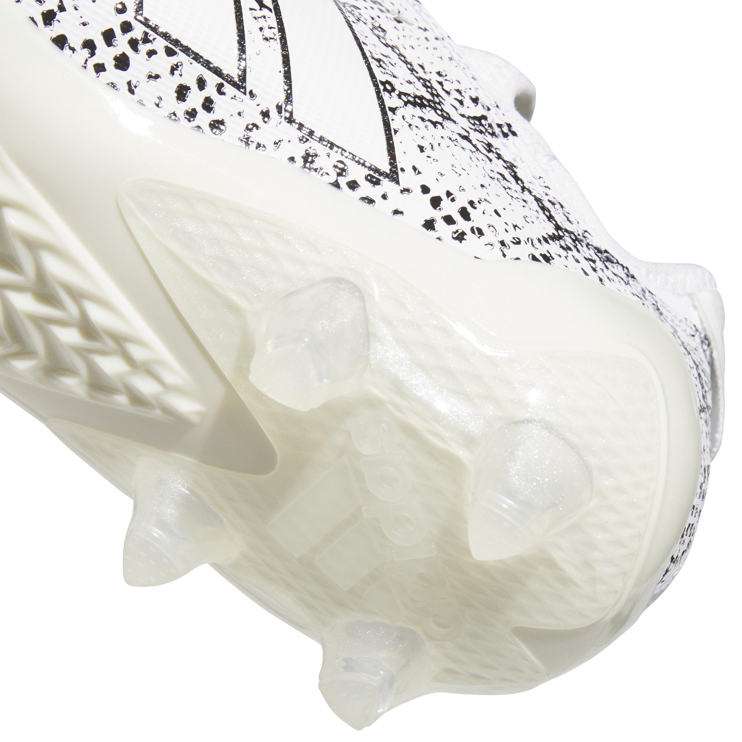 adidas Adizero Electric.1 "Ftwr White/Core Black/Ftwr White" Men's Football Cleat - WHITE/BLACK/WHITE Thumbnail View 6