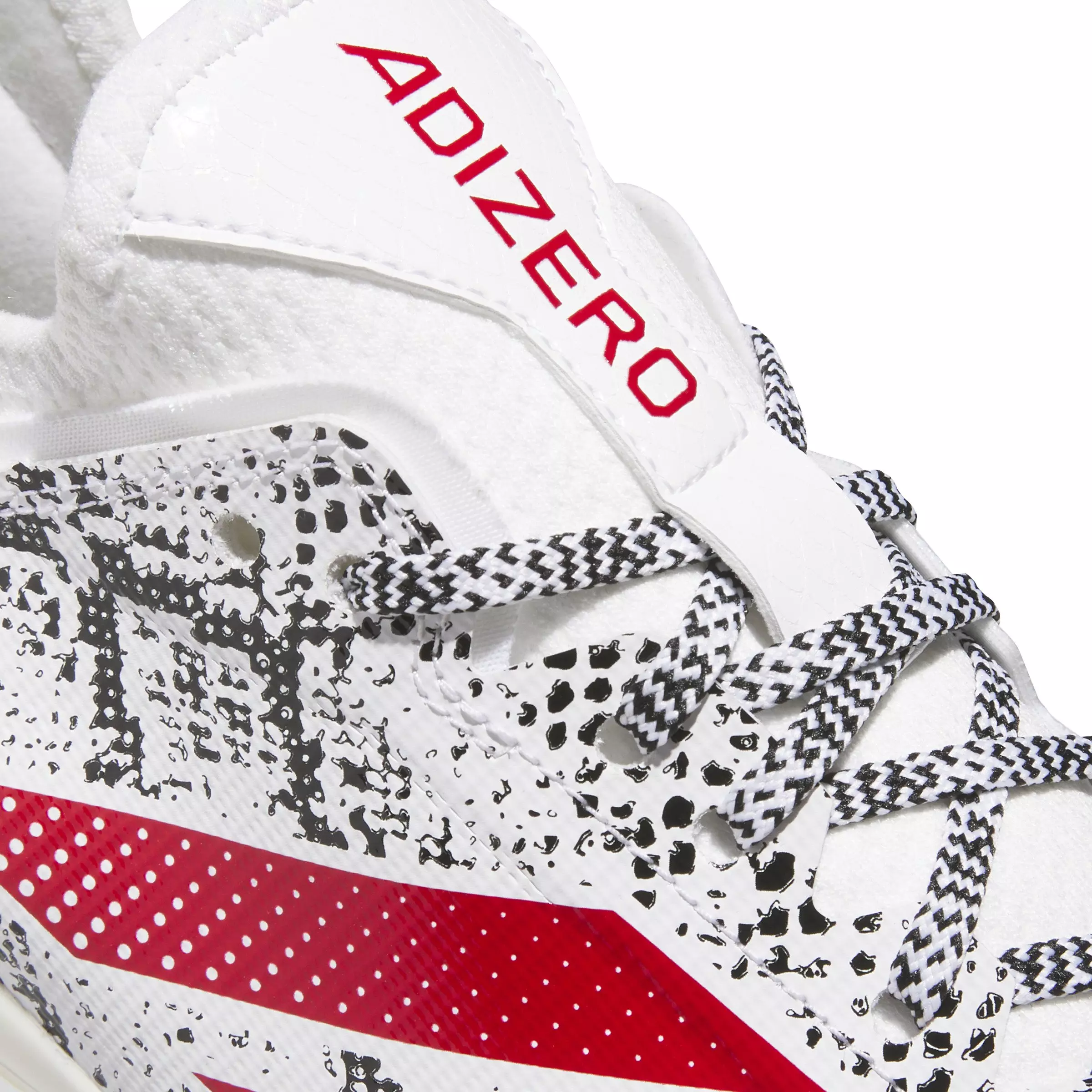adidas Adizero Electric.1 "Ftwr White/Team Power Red 2/Core Black" Men's Football Cleat - WHITE/RED/BLACK