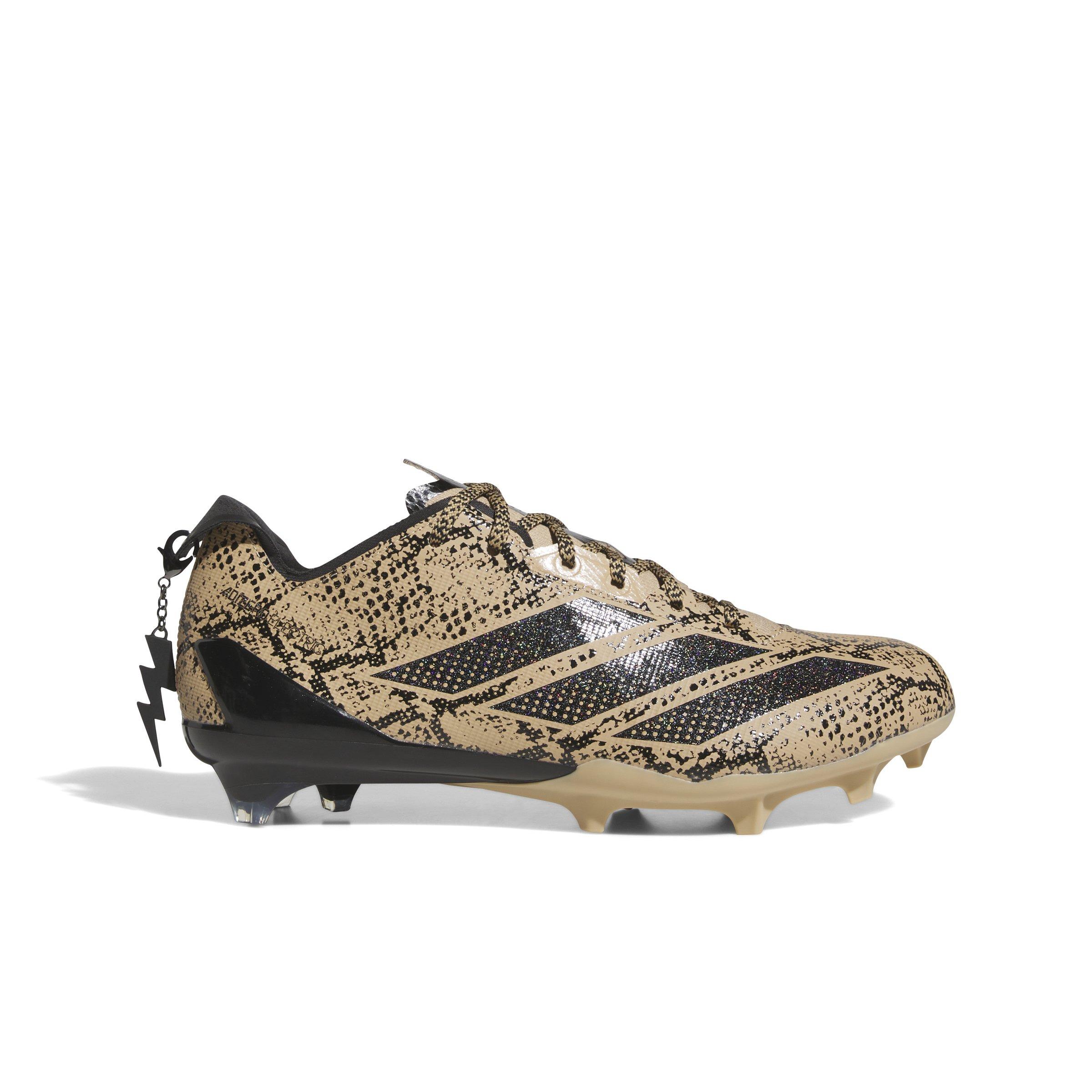adidas Adizero Electric 7v7 "Warm Sandstone/Core Black/Preloved Bronze" Men's Football Cleat - SANDSTONE/BLACK/BRONZE Thumbnail View 1