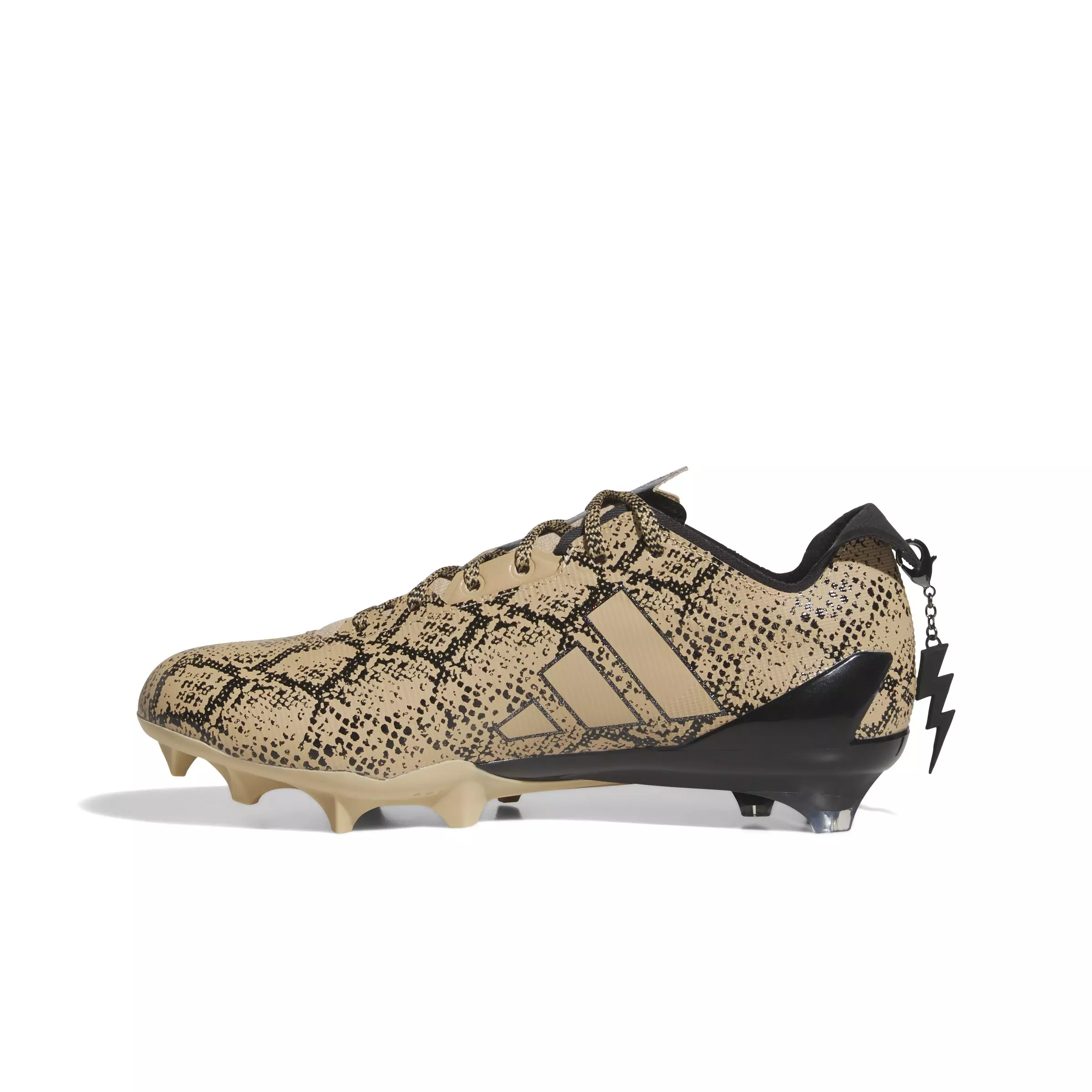 adidas Adizero Electric 7v7 "Warm Sandstone/Core Black/Preloved Bronze" Men's Football Cleat - SANDSTONE/BLACK/BRONZE