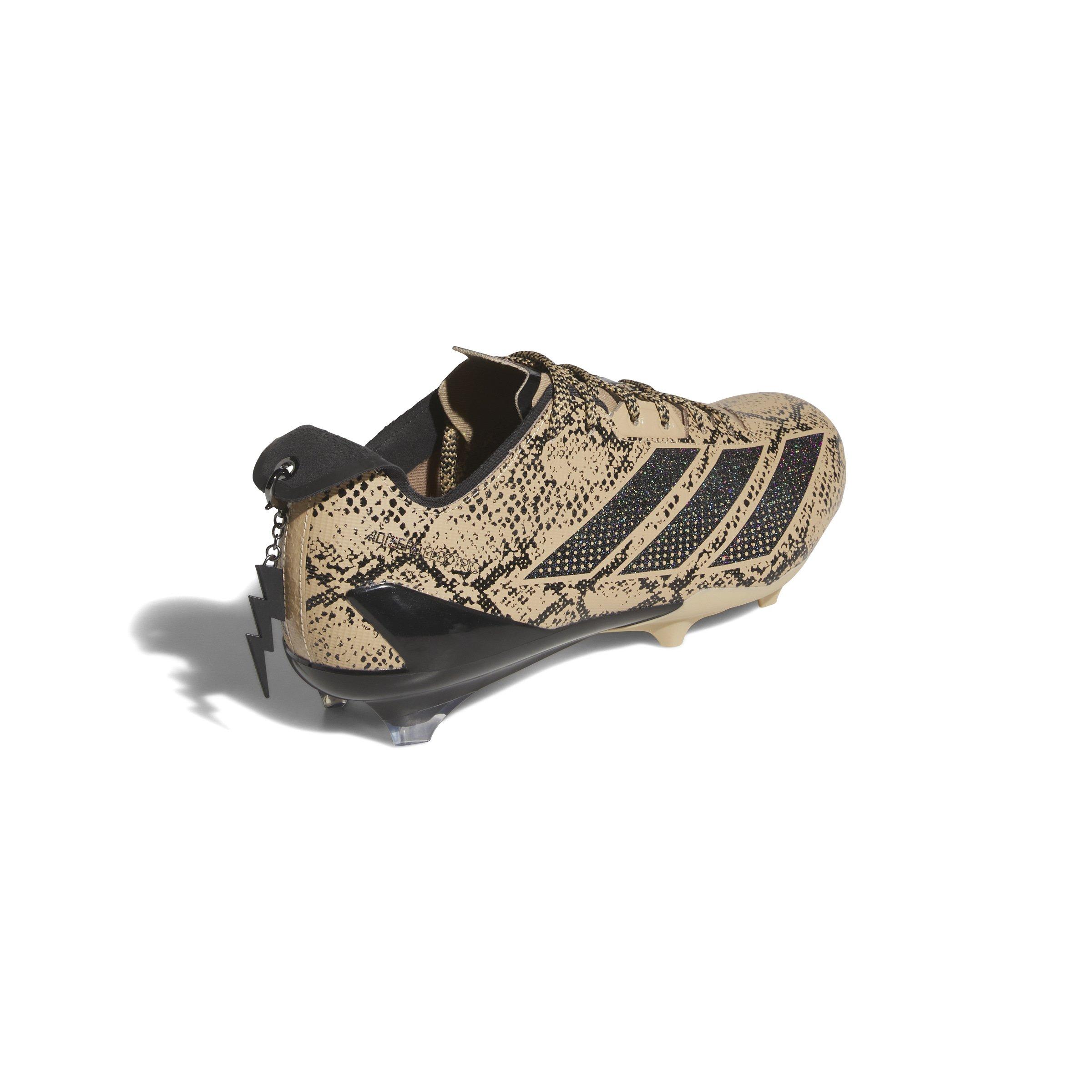 adidas Adizero Electric 7v7 "Warm Sandstone/Core Black/Preloved Bronze" Men's Football Cleat - SANDSTONE/BLACK/BRONZE Thumbnail View 4