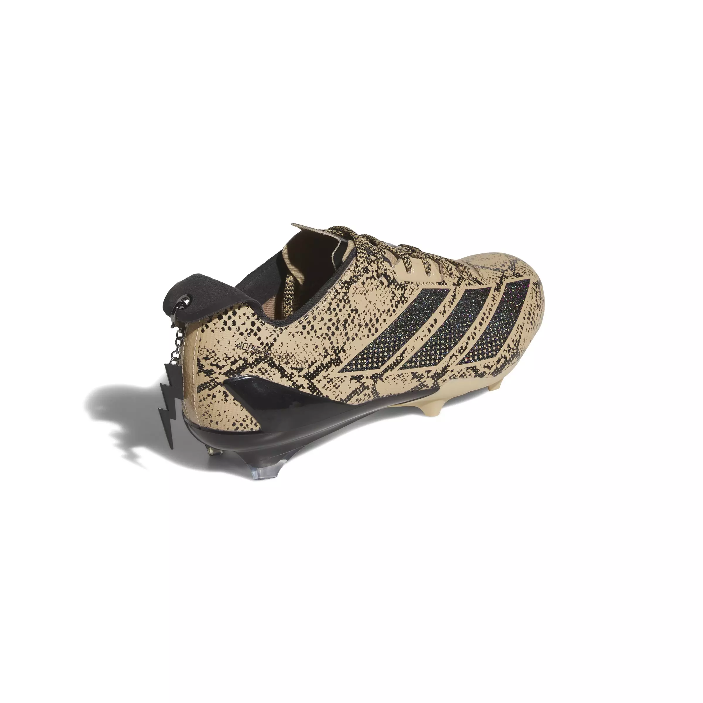 adidas Adizero Electric 7v7 "Warm Sandstone/Core Black/Preloved Bronze" Men's Football Cleat - SANDSTONE/BLACK/BRONZE