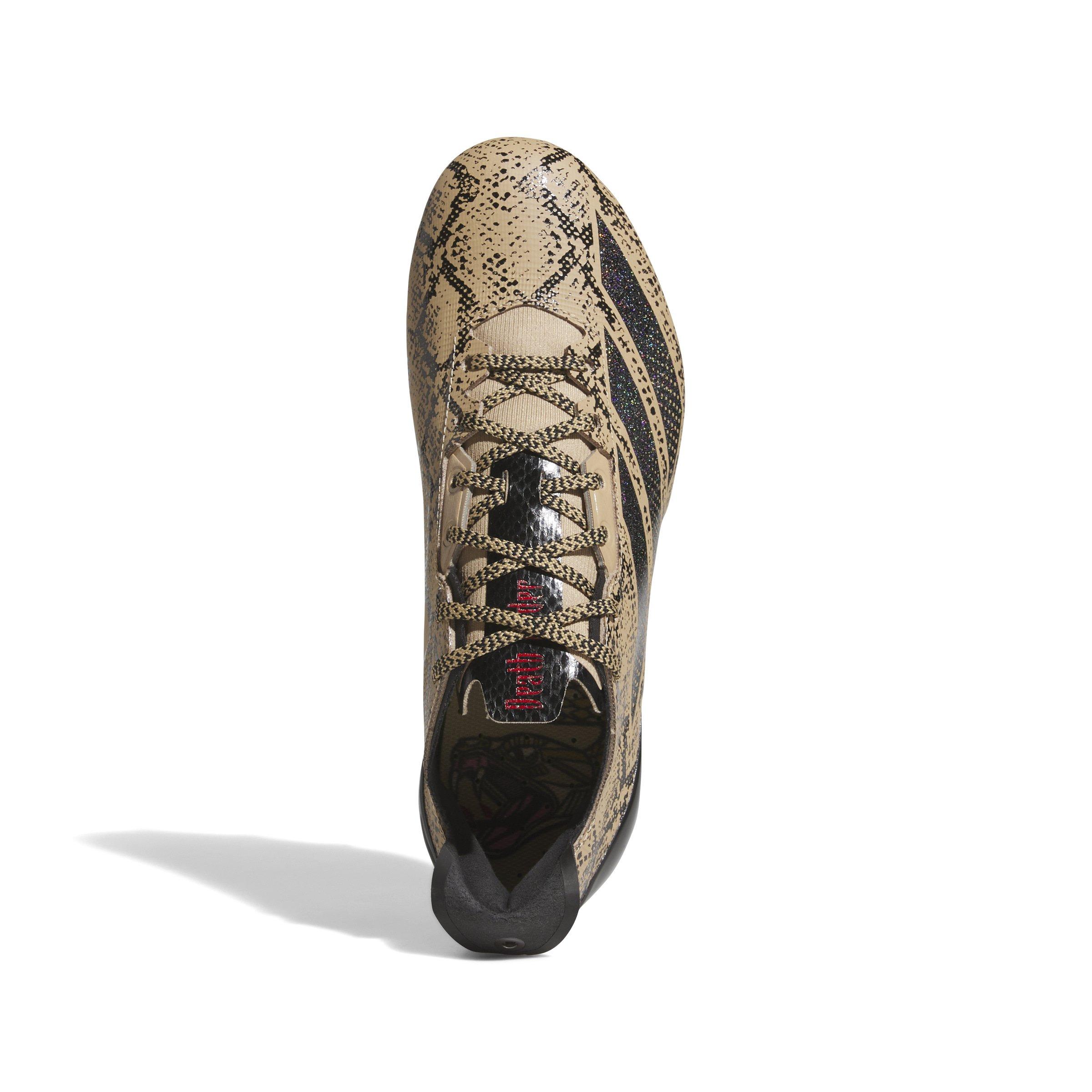 adidas Adizero Electric 7v7 "Warm Sandstone/Core Black/Preloved Bronze" Men's Football Cleat - SANDSTONE/BLACK/BRONZE Thumbnail View 5