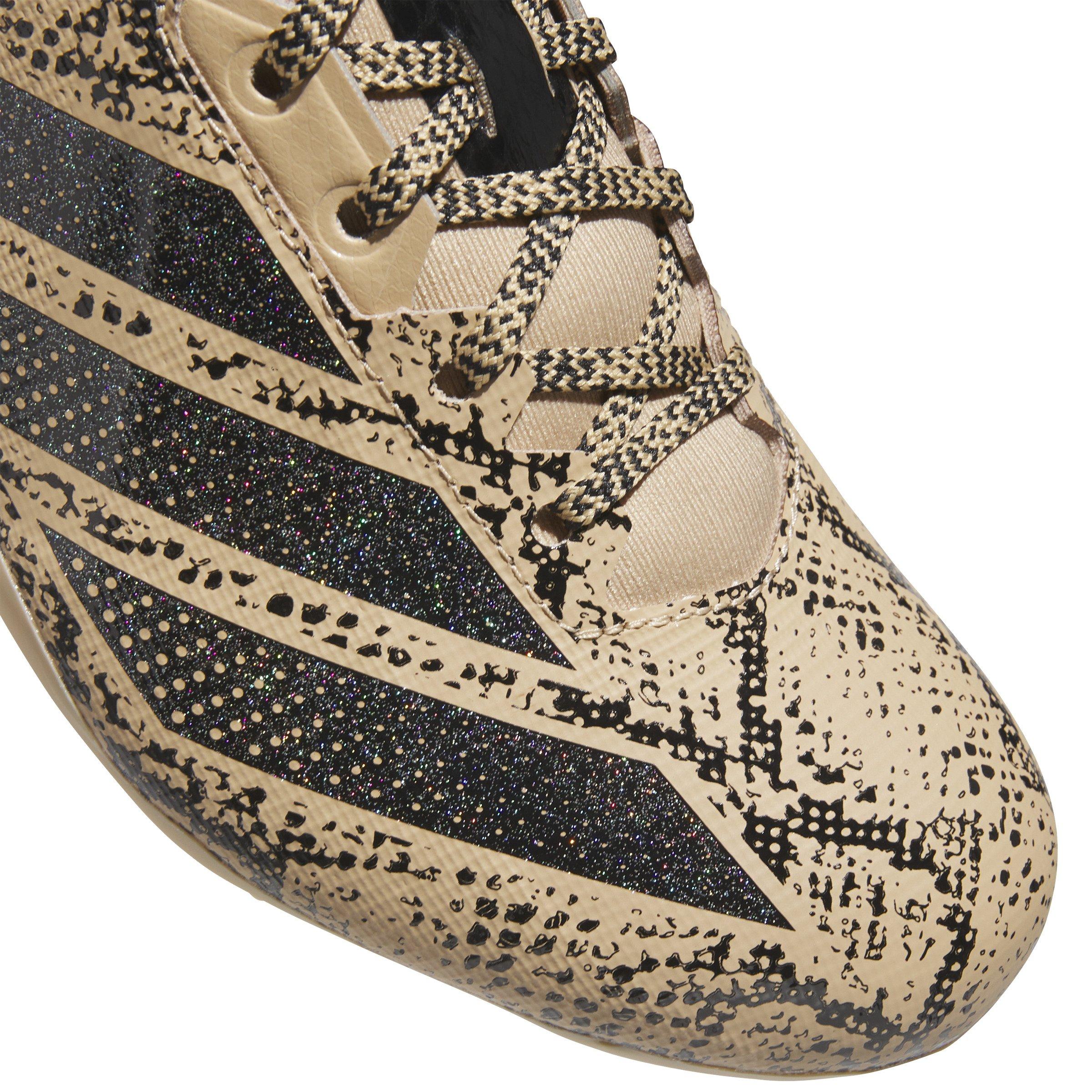 adidas Adizero Electric 7v7 "Warm Sandstone/Core Black/Preloved Bronze" Men's Football Cleat - SANDSTONE/BLACK/BRONZE Thumbnail View 7