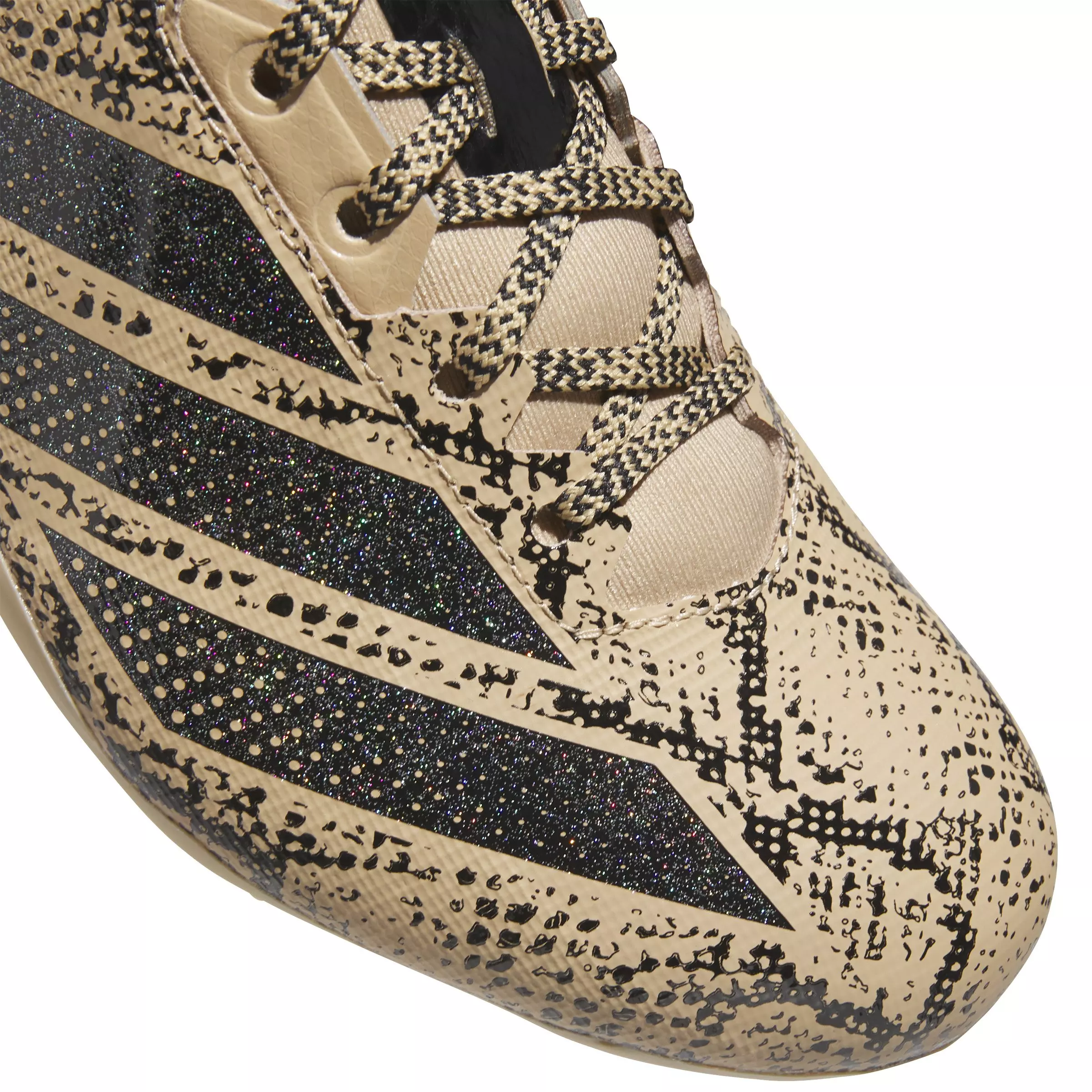 adidas Adizero Electric 7v7 "Warm Sandstone/Core Black/Preloved Bronze" Men's Football Cleat - SANDSTONE/BLACK/BRONZE