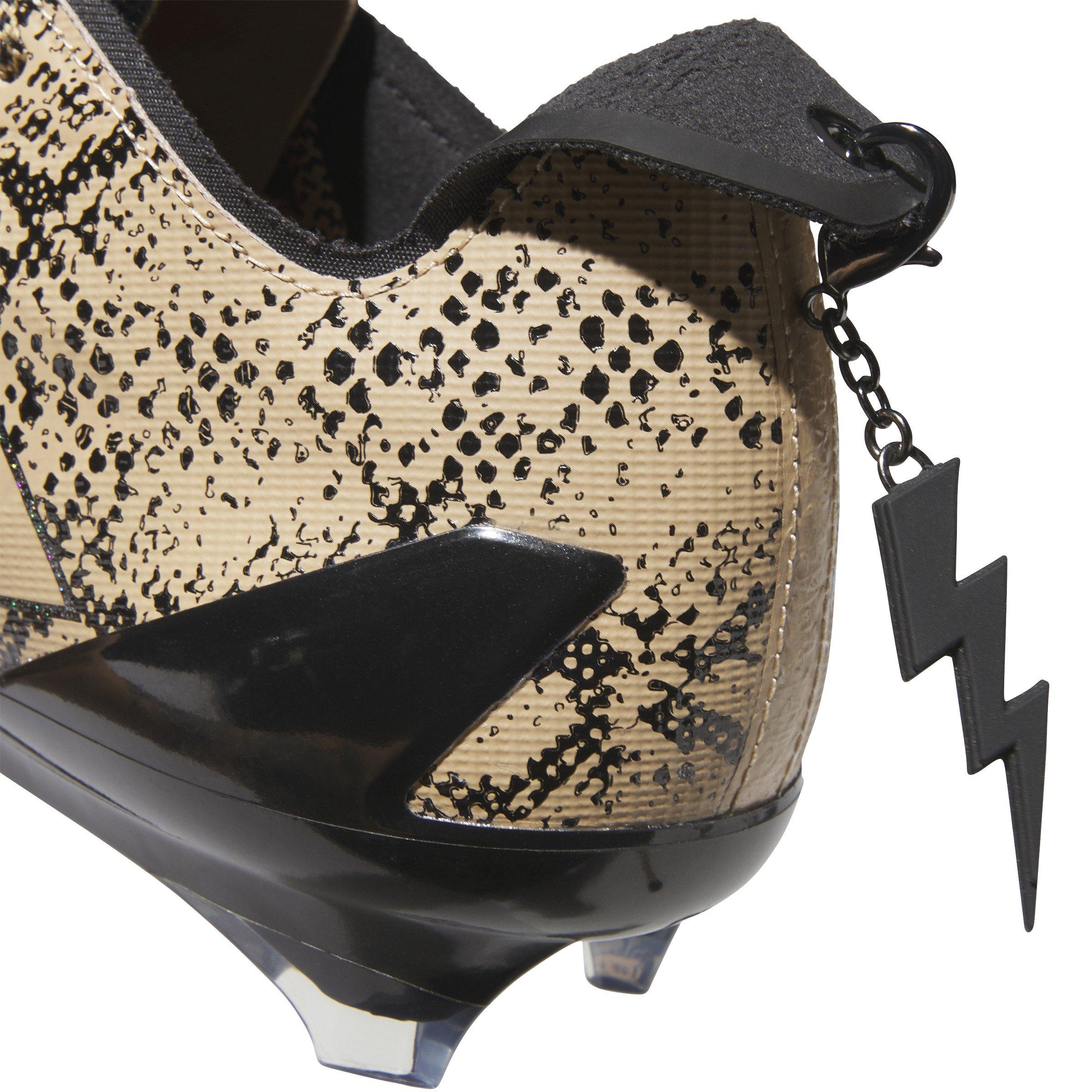 adidas Adizero Electric 7v7 "Warm Sandstone/Core Black/Preloved Bronze" Men's Football Cleat - SANDSTONE/BLACK/BRONZE Thumbnail View 8