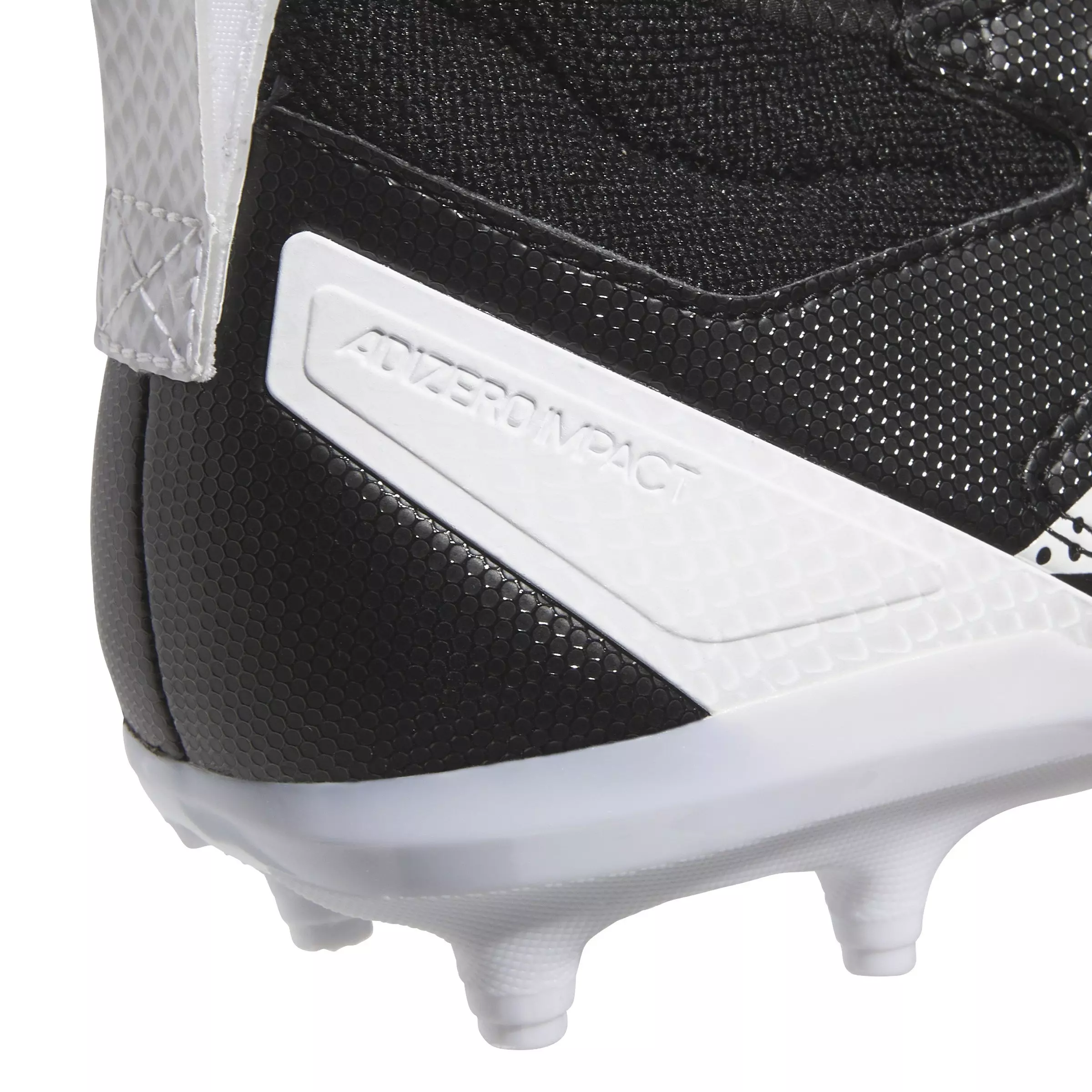 adidas Adizero Impact.2 "Core Black/Cloud White" Grade School Kids' Football Cleat - BLACK/WHITE