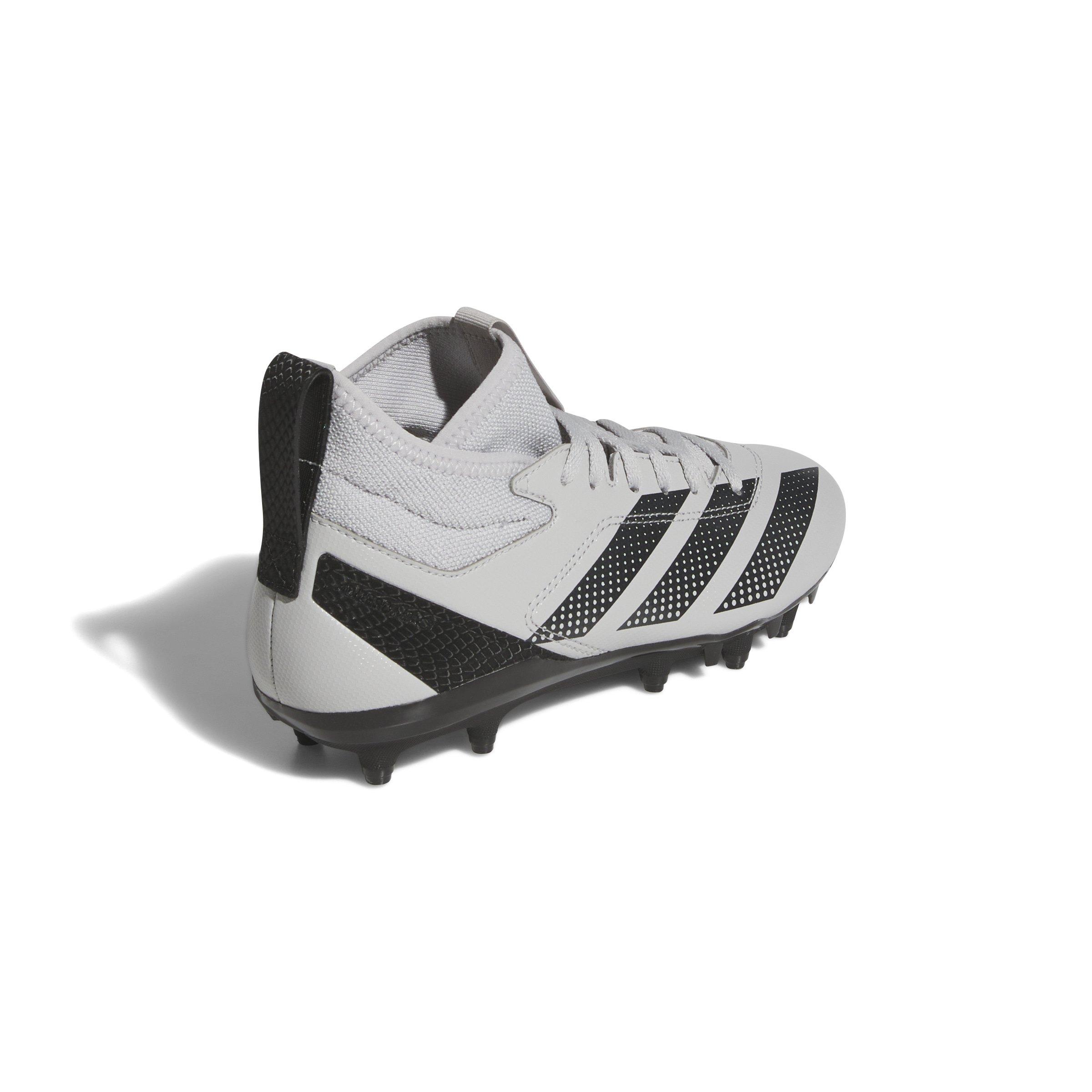 adidas Adizero Impact.2 Grade School Kids' "Grey Two/Core Black" American Football Cleat