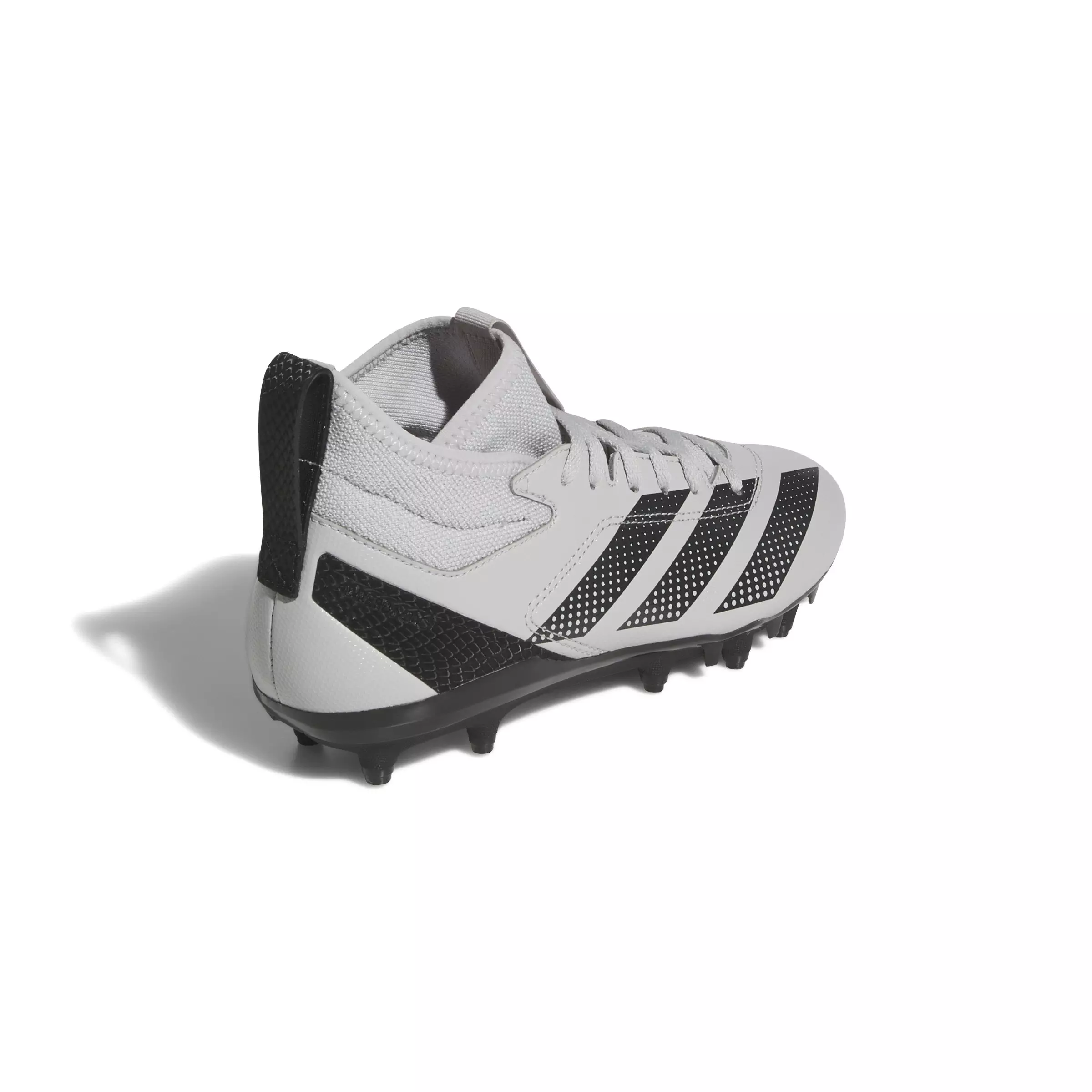 adidas Adizero Impact.2 "Grey Two/Core Black" Grade School Kids' American Football Cleat - GREY/BLACK