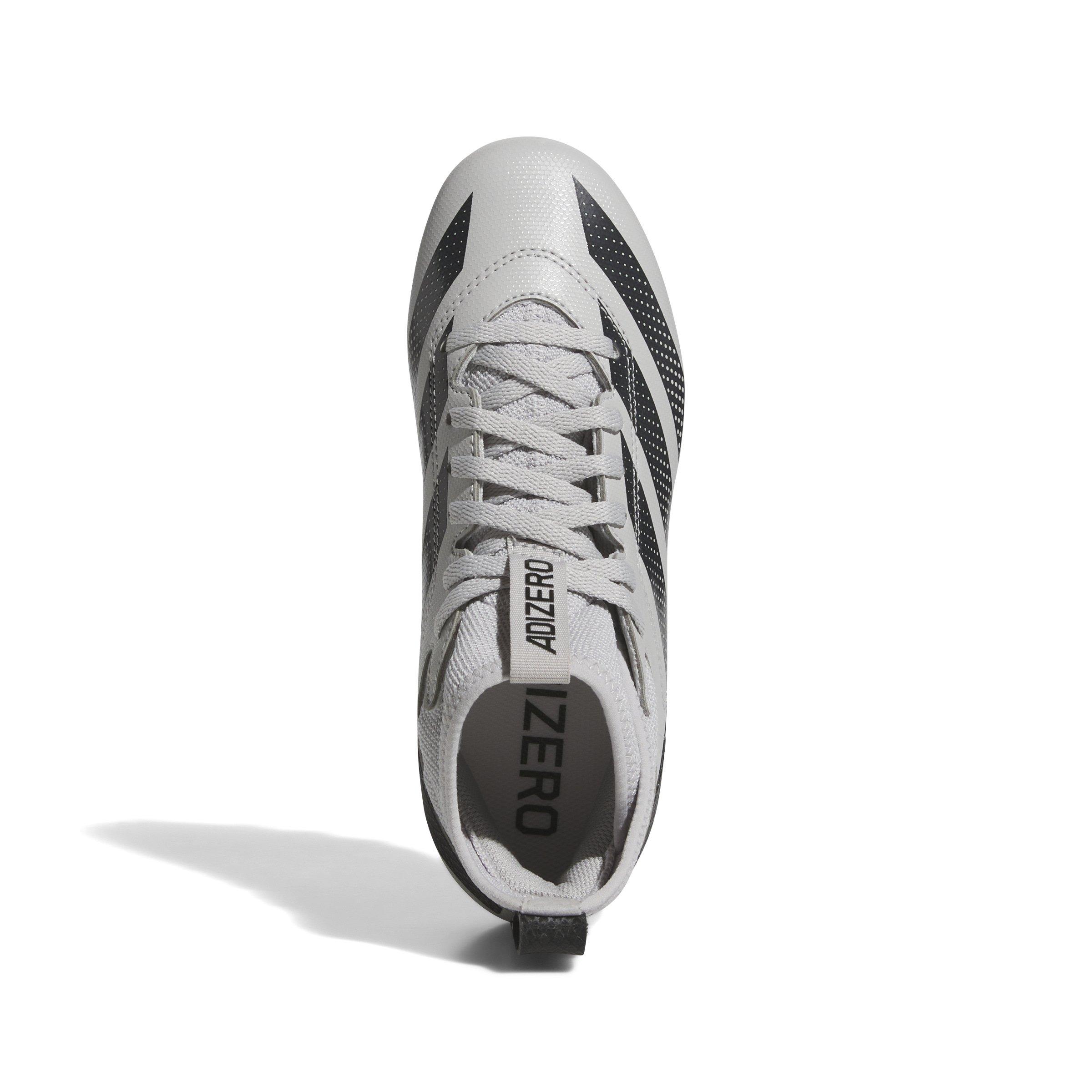 adidas Adizero Impact.2 Grade School Kids' "Grey Two/Core Black" American Football Cleat