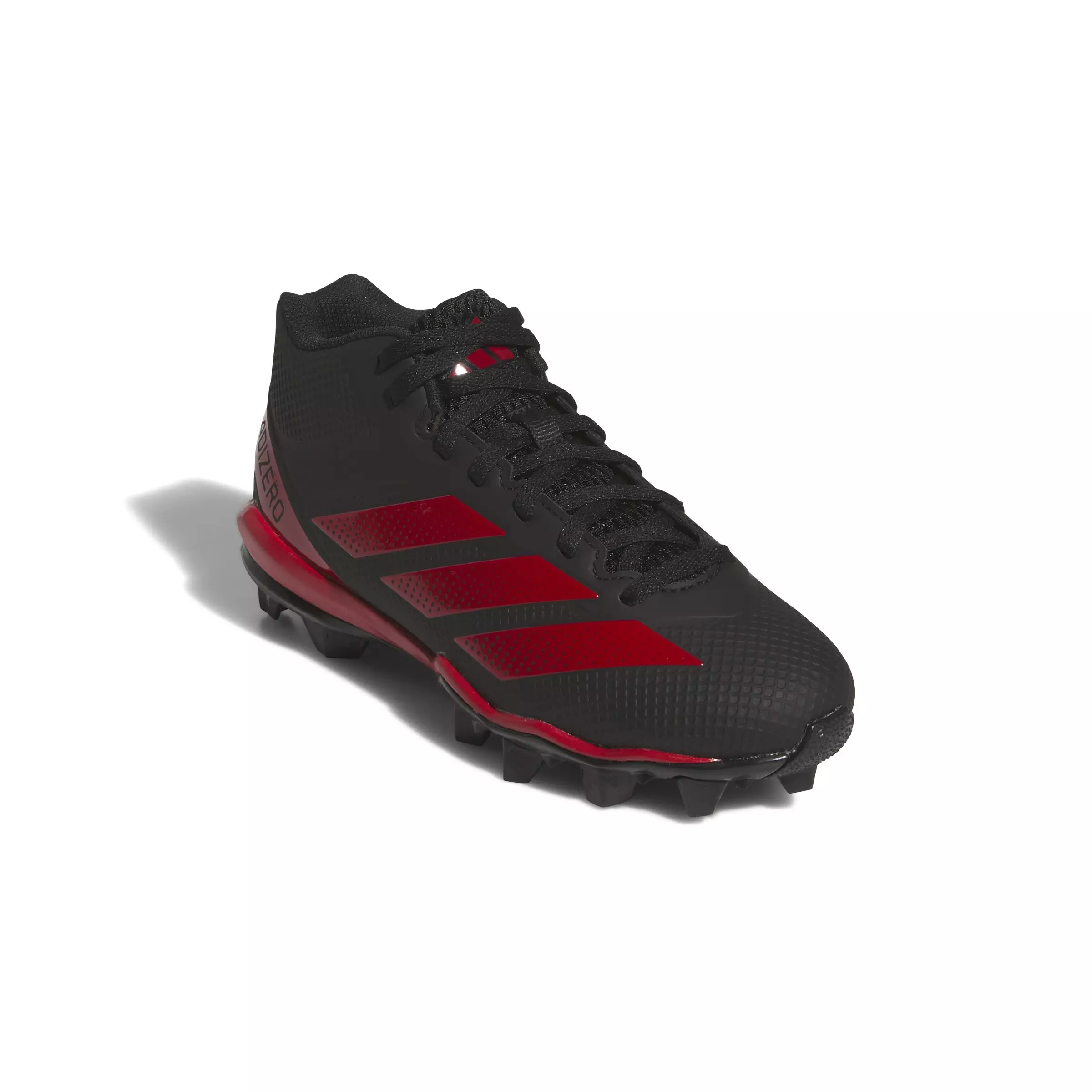 adidas Adizero Impact.2 Molded Rubber "Core Black/​Team Power Red" Grade School Kids' Football Cleat - BLACK/RED