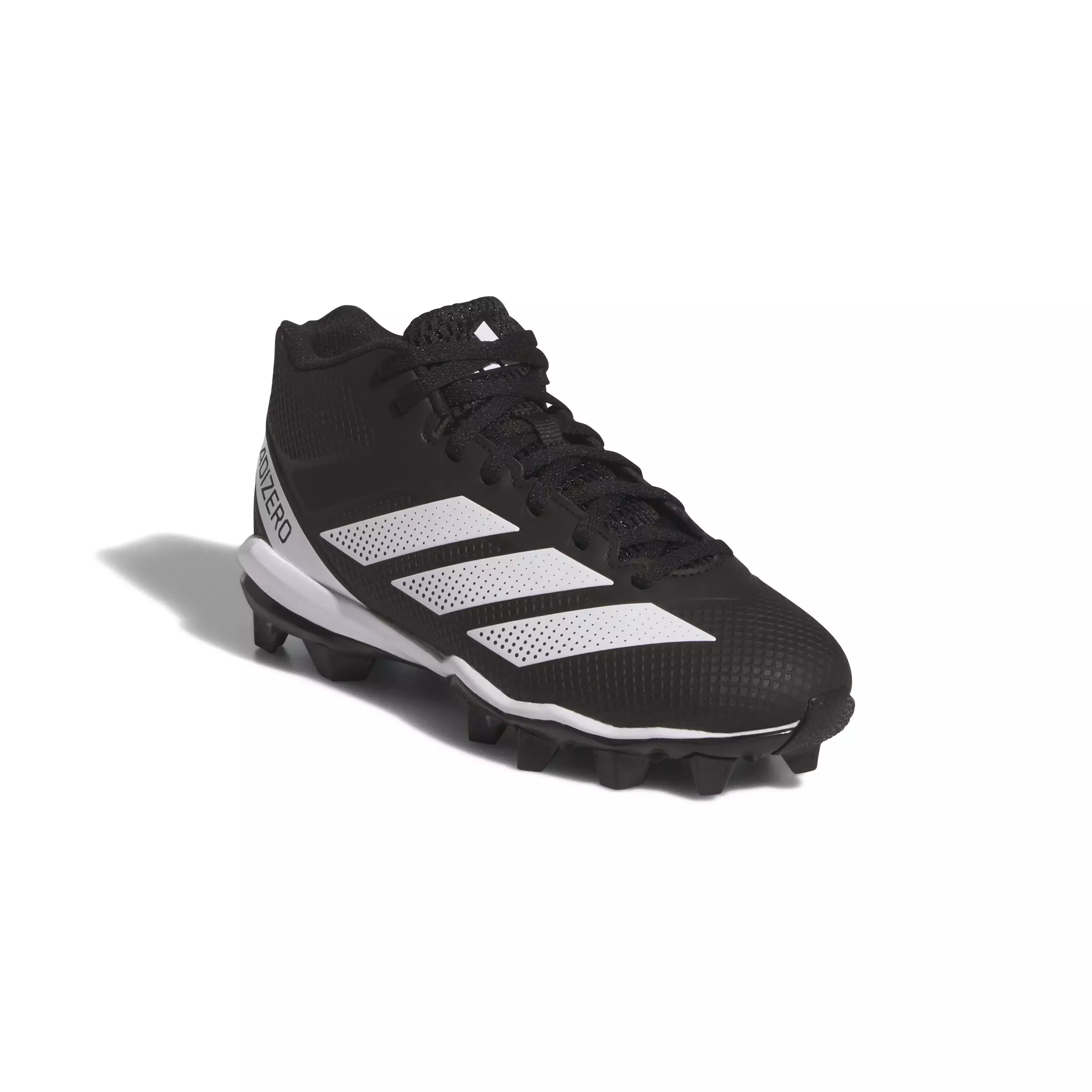 adidas Adizero Impact.2 Molded Rubber "Core Black/Cloud White" Grade School Kids' Football Cleat - BLACK/WHITE