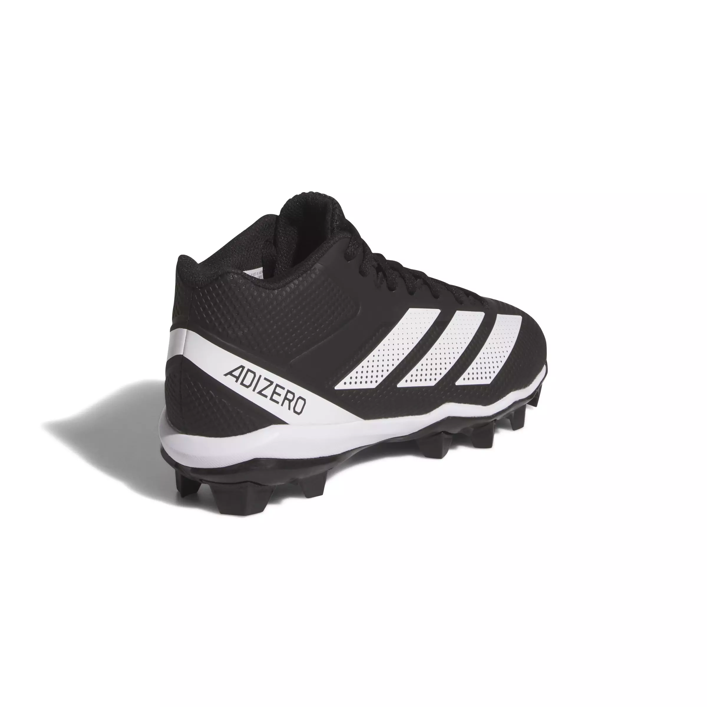 adidas Adizero Impact.2 Molded Rubber "Core Black/Cloud White" Grade School Kids' Football Cleat - BLACK/WHITE