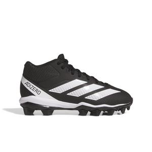 adidas Adizero Impact.2 Molded Rubber "Core Black/Cloud White" Grade School Kids' Football Cleat