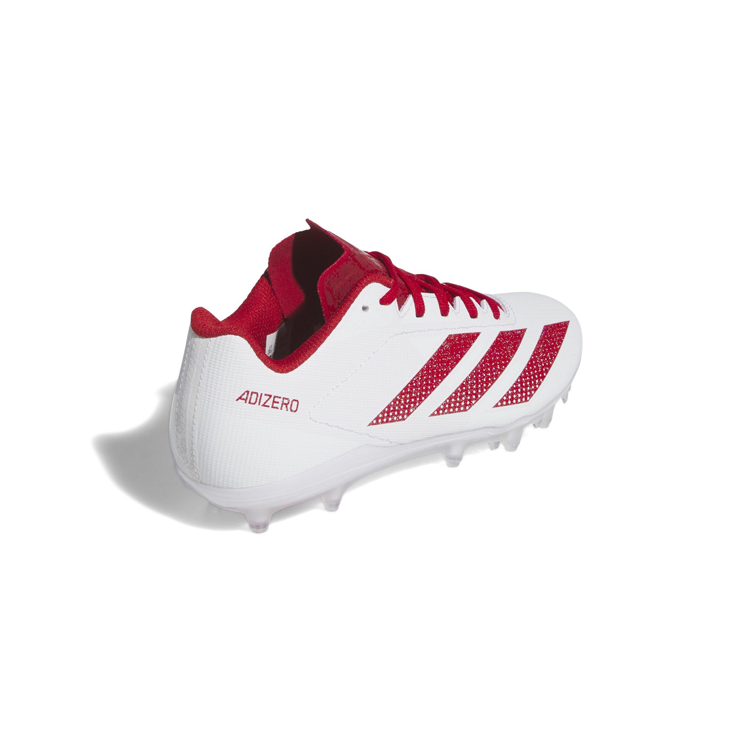 adidas Adizero Electric.2 II Grade School Kids' "Cloud White/Team Power Red​" Football Cleat