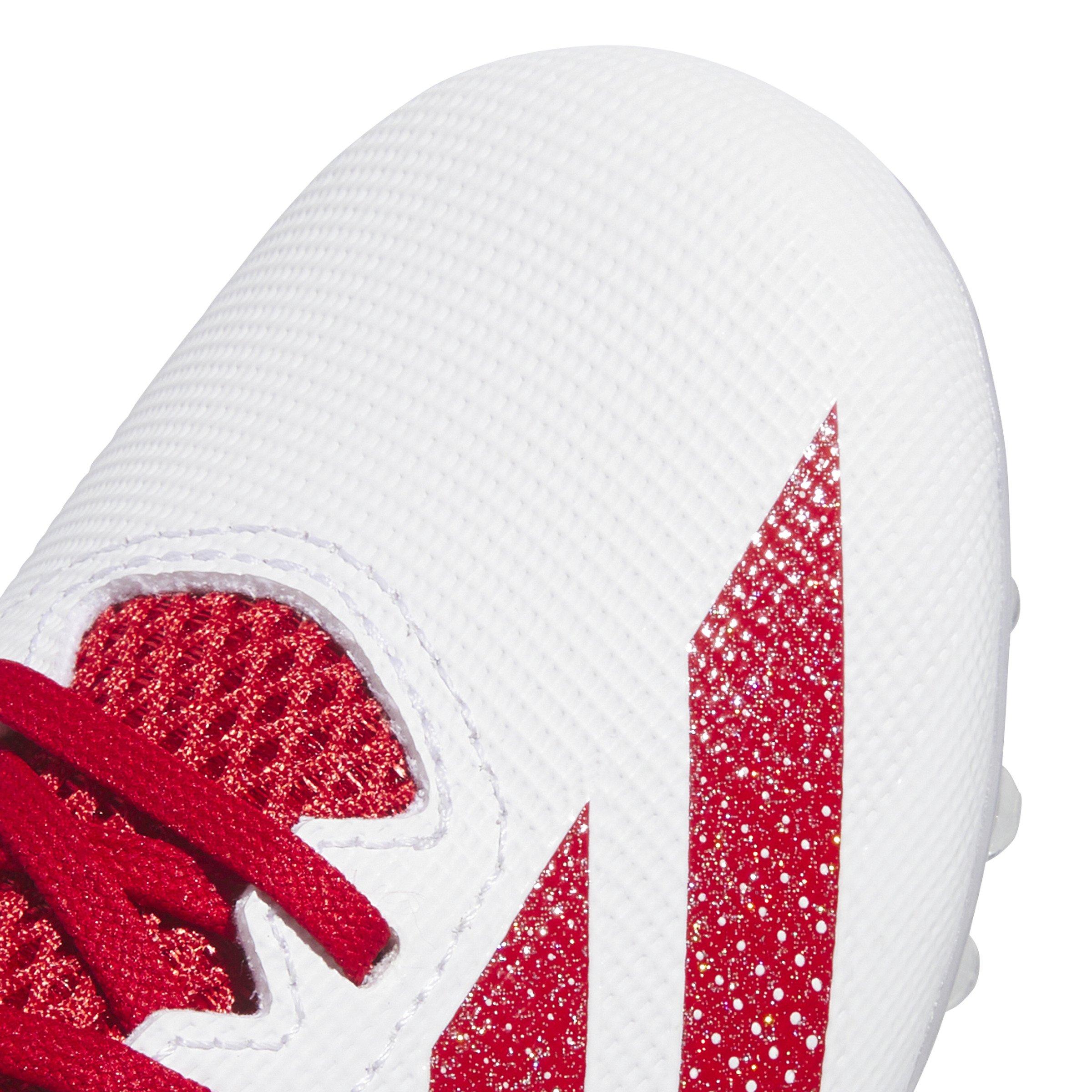 adidas Adizero Electric.2 II Grade School Kids' "Cloud White/Team Power Red​" Football Cleat