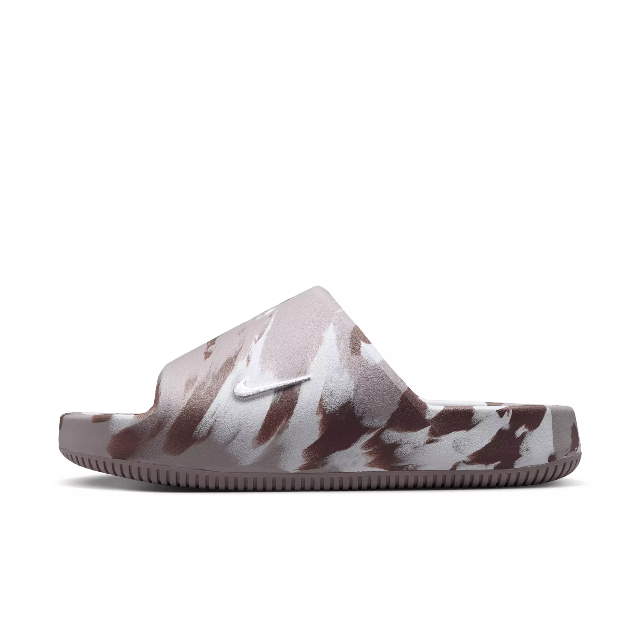 Nike Calm 2.0 Marbled "Sail/Mink Brown/Moon Particle" Women's Slide - SAIL/BROWN/MOON
