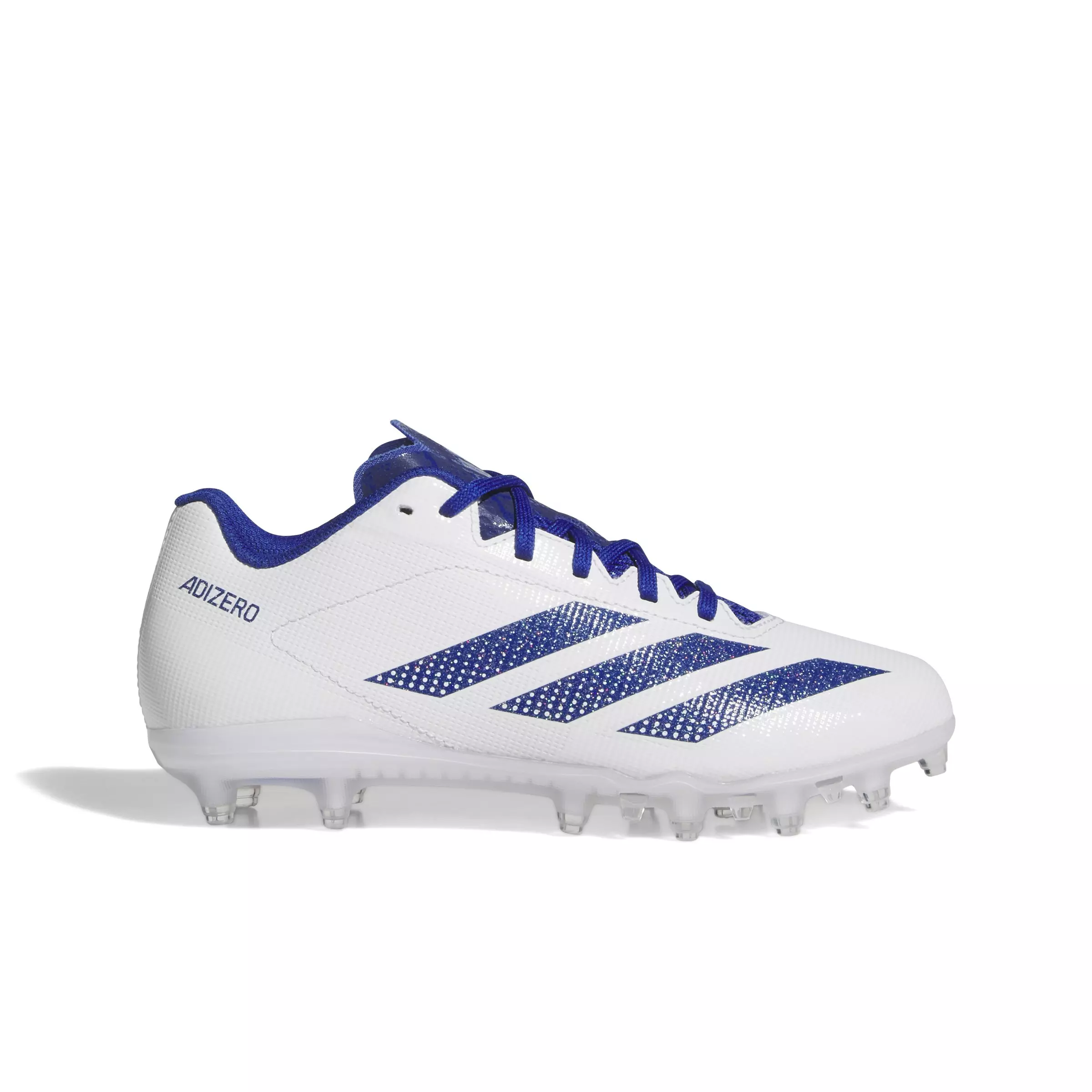 adidas Adizero Electric.2 II "Core White/Team Royal Blue" Grade School Kids' Football Cleat - WHITE/ROYAL