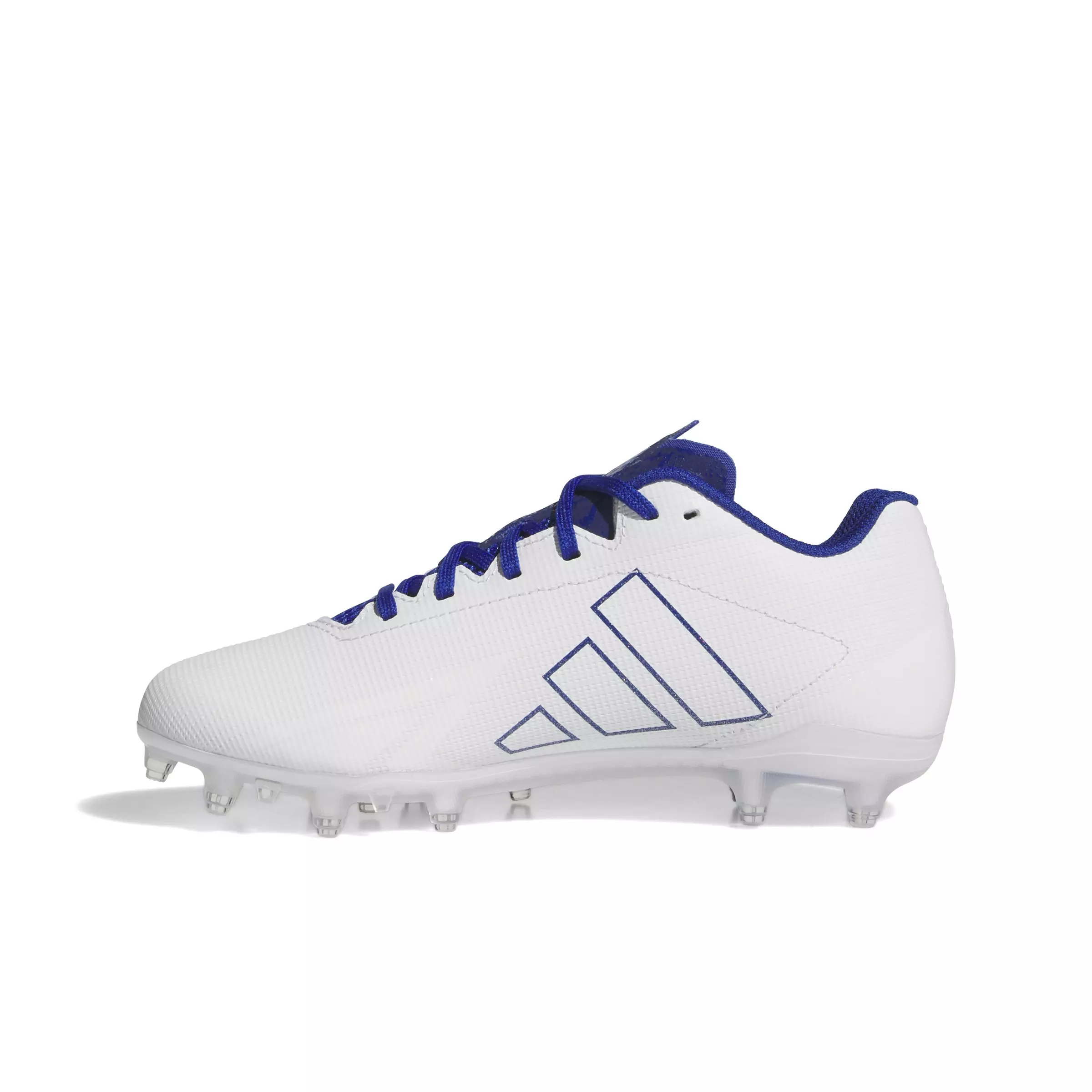 adidas Adizero Electric.2 II "Core White/Team Royal Blue" Grade School Kids' Football Cleat - WHITE/ROYAL