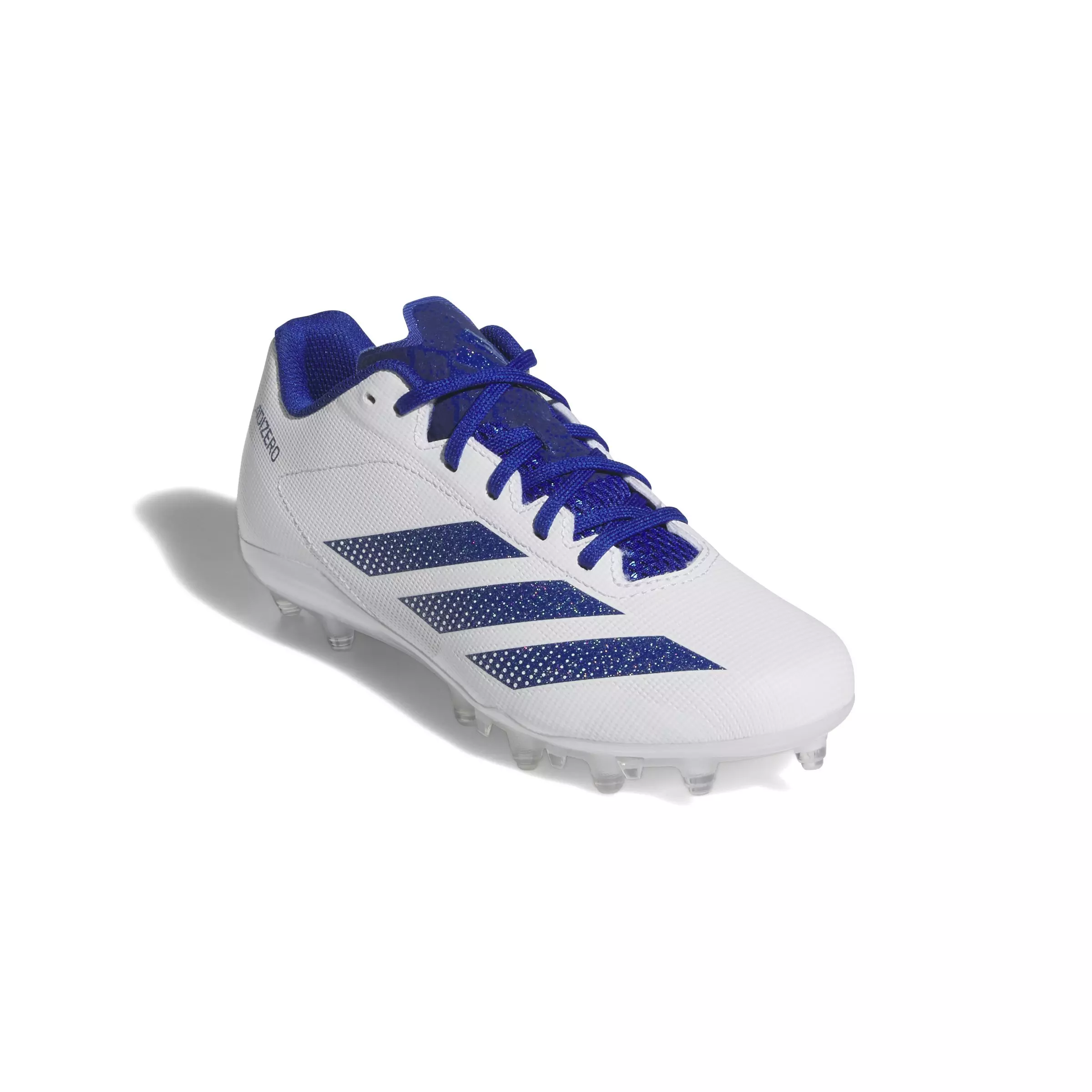 adidas Adizero Electric.2 II "Core White/Team Royal Blue" Grade School Kids' Football Cleat - WHITE/ROYAL