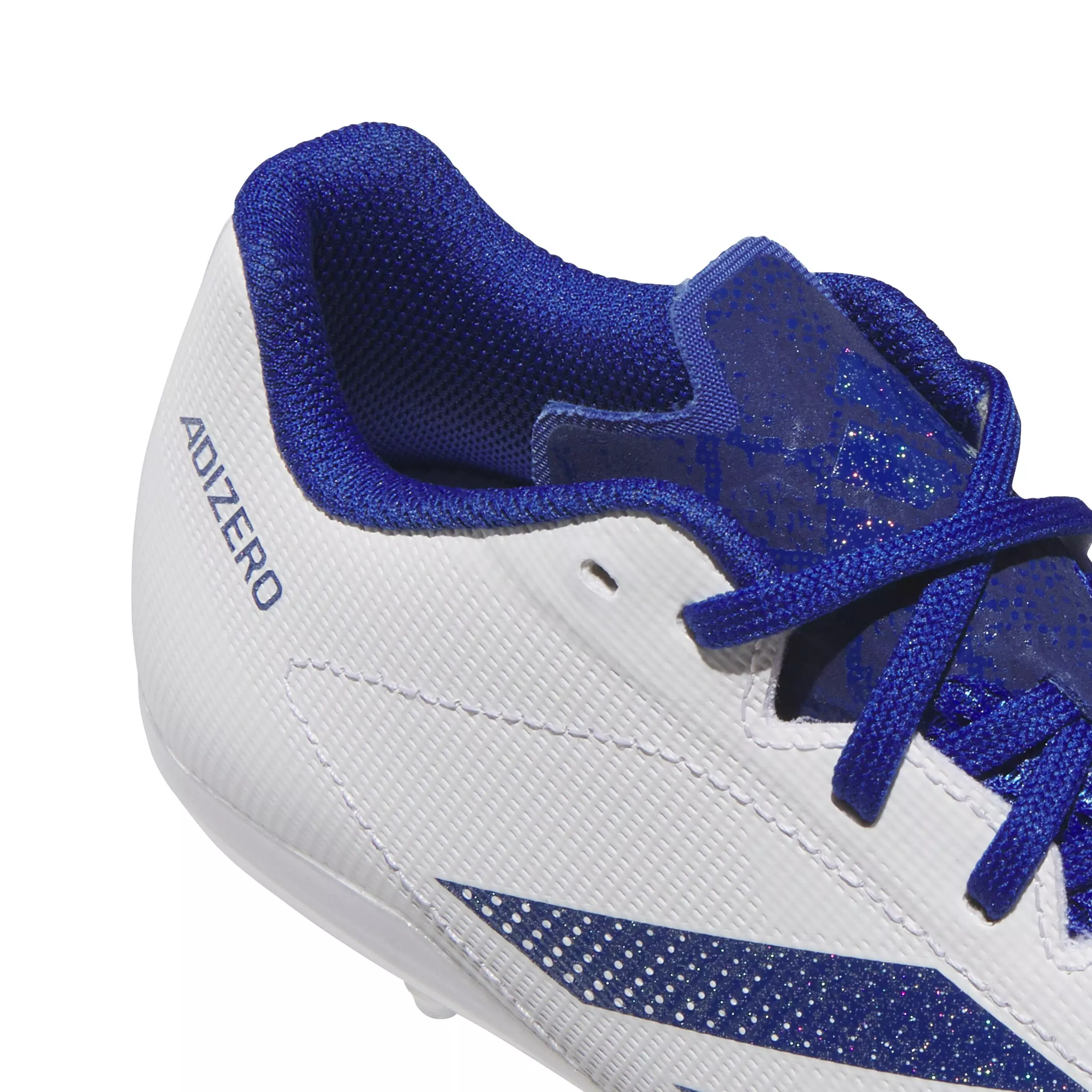 adidas Adizero Electric.2 II "Core White/Team Royal Blue" Grade School Kids' Football Cleat - WHITE/ROYAL
