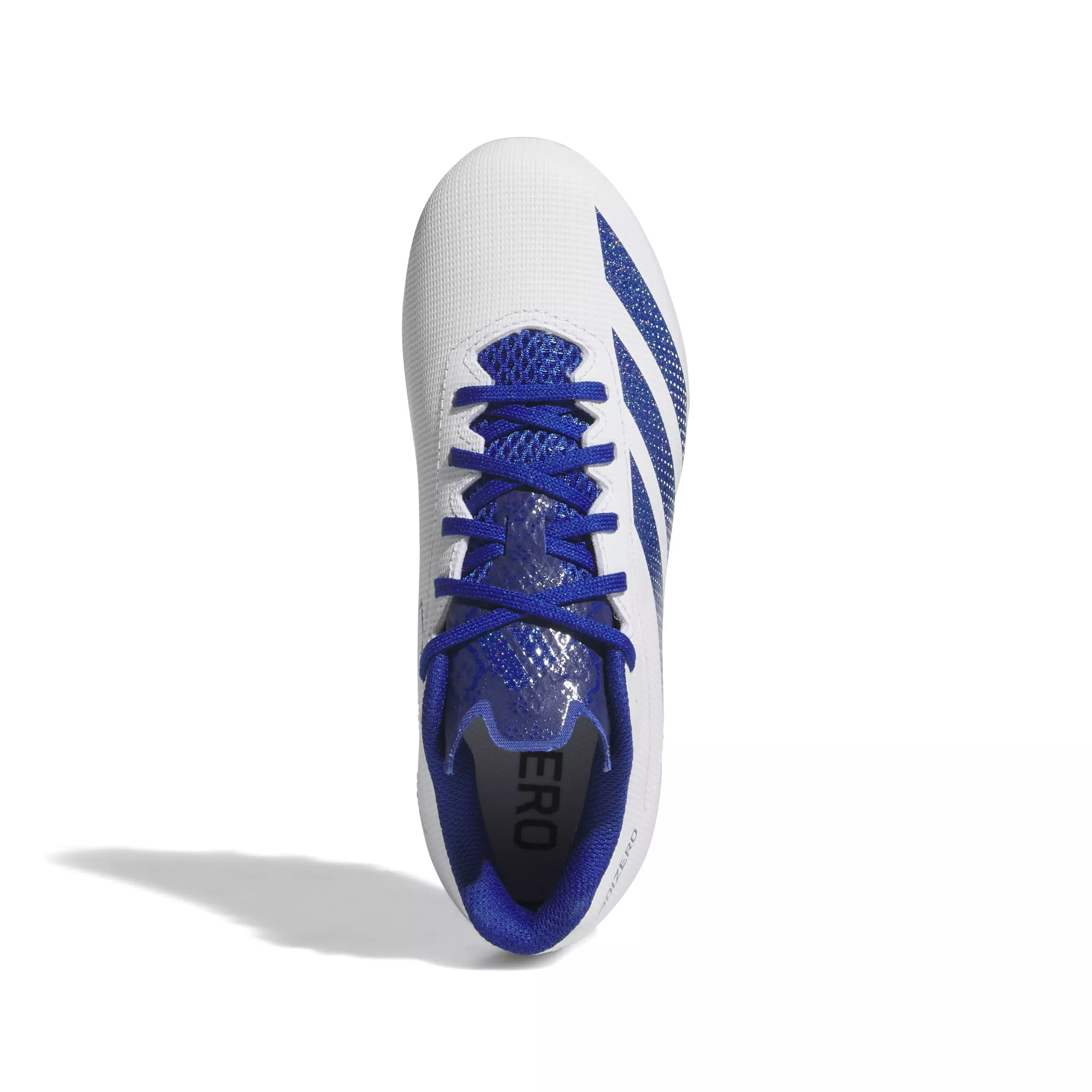 adidas Adizero Electric.2 II "Core White/Team Royal Blue" Grade School Kids' Football Cleat - WHITE/ROYAL