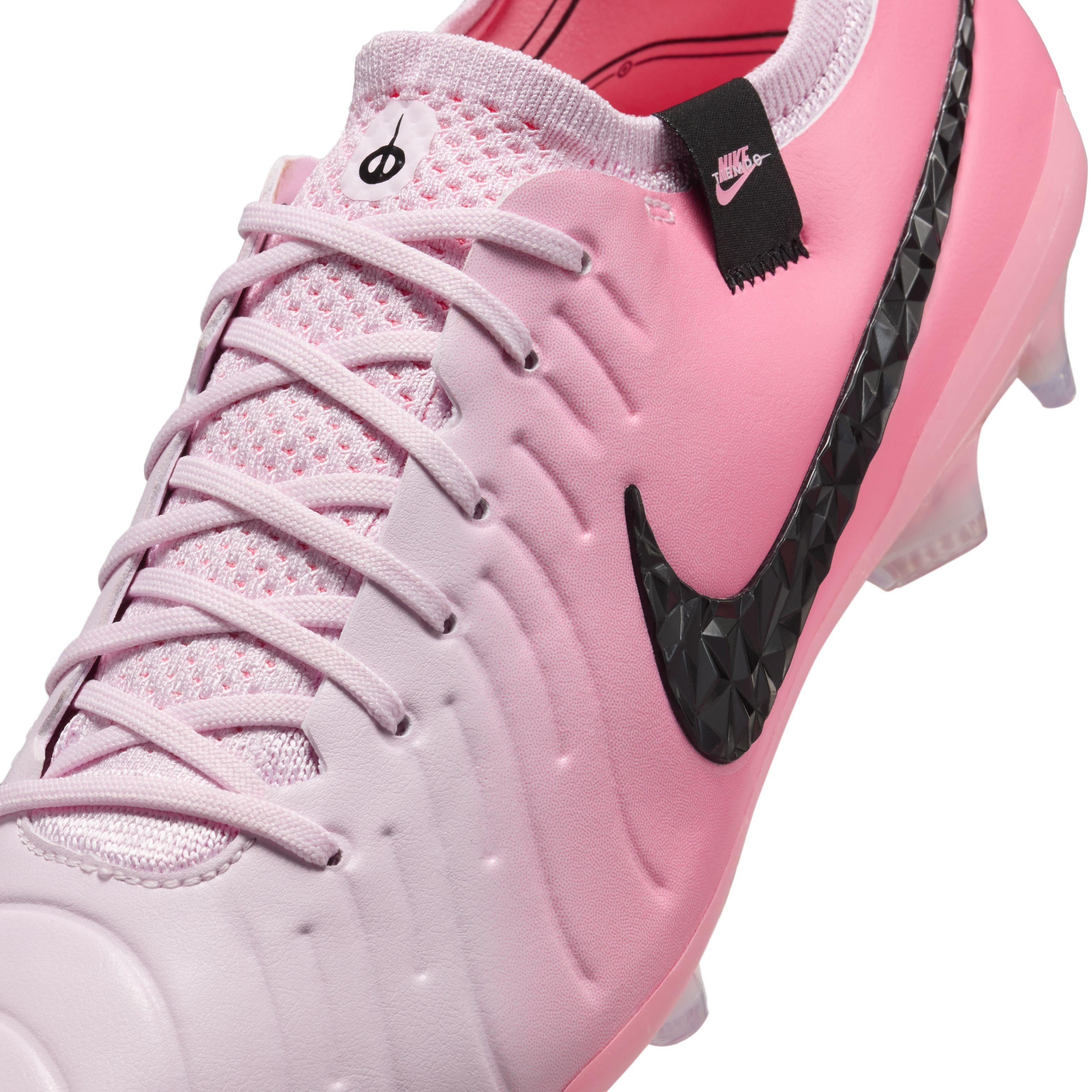 pink tiempo cleats