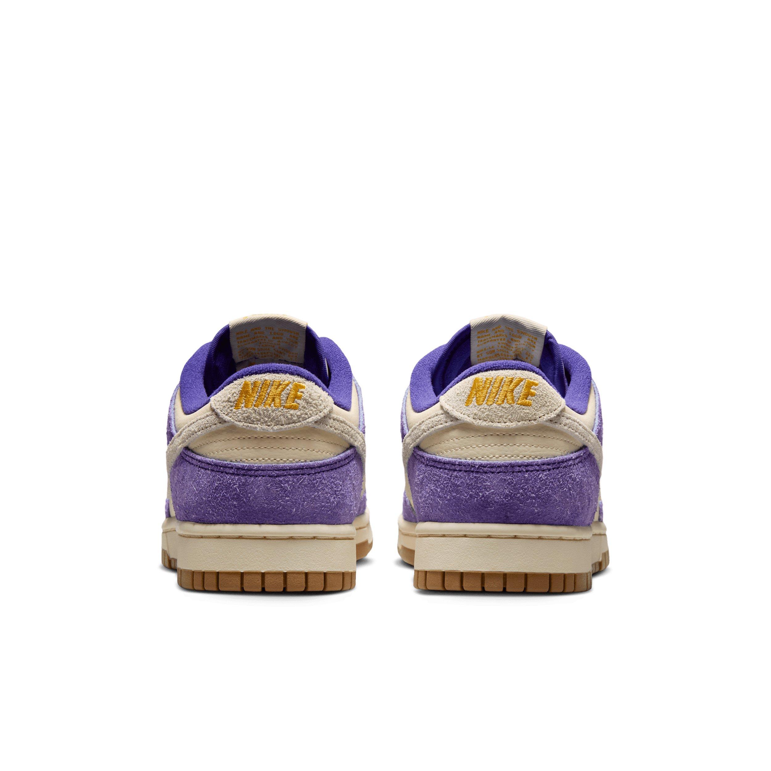 Nike Dunk Low "Court Purple/University Gold/Gum Medium Brown/Coconut Milk" Women's Shoe - PURPLE/GOLD/MD BROWN/MILK Thumbnail View 5