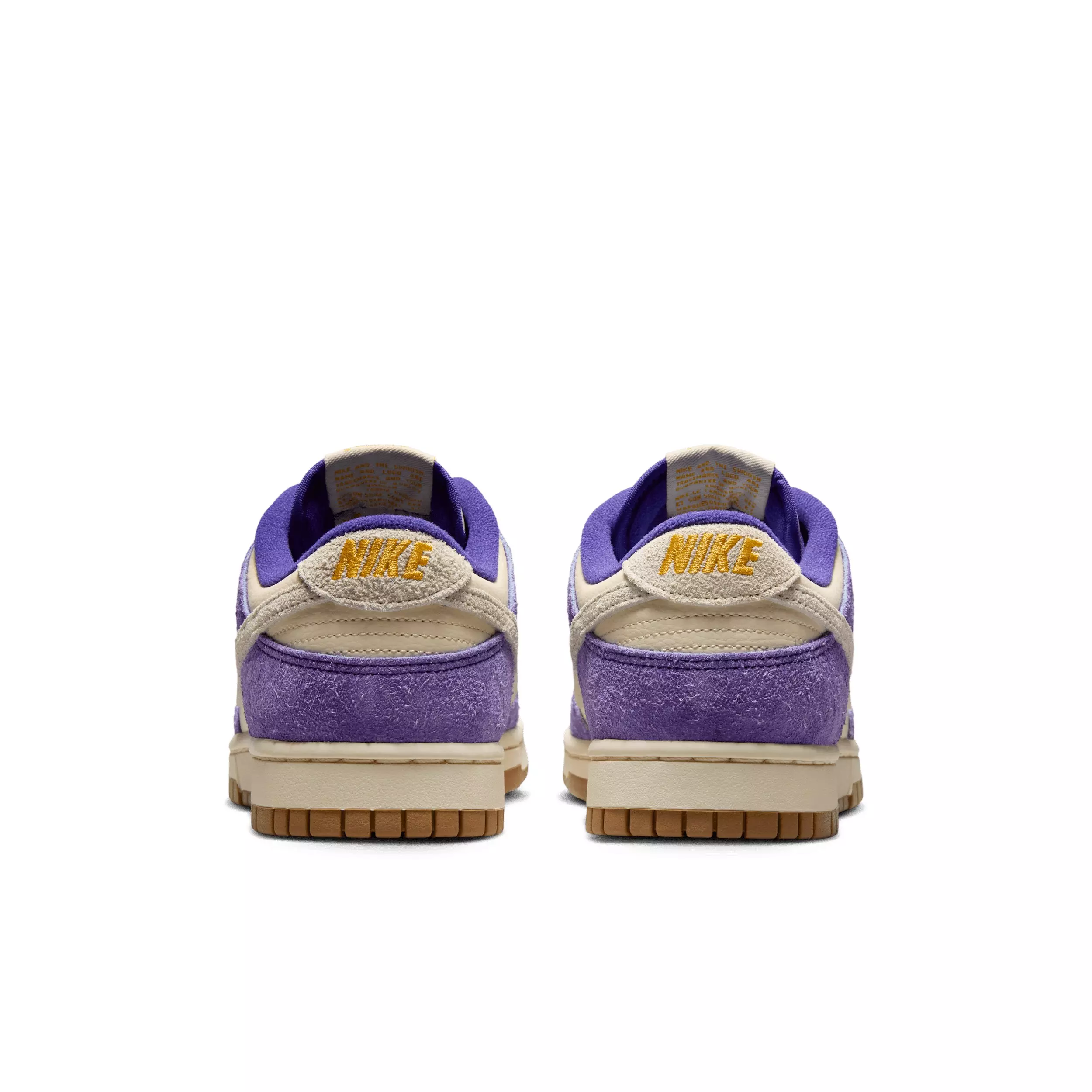Nike Dunk Low "Court Purple/University Gold/Gum Medium Brown/Coconut Milk" Women's Shoe - PURPLE/GOLD/MD BROWN/MILK