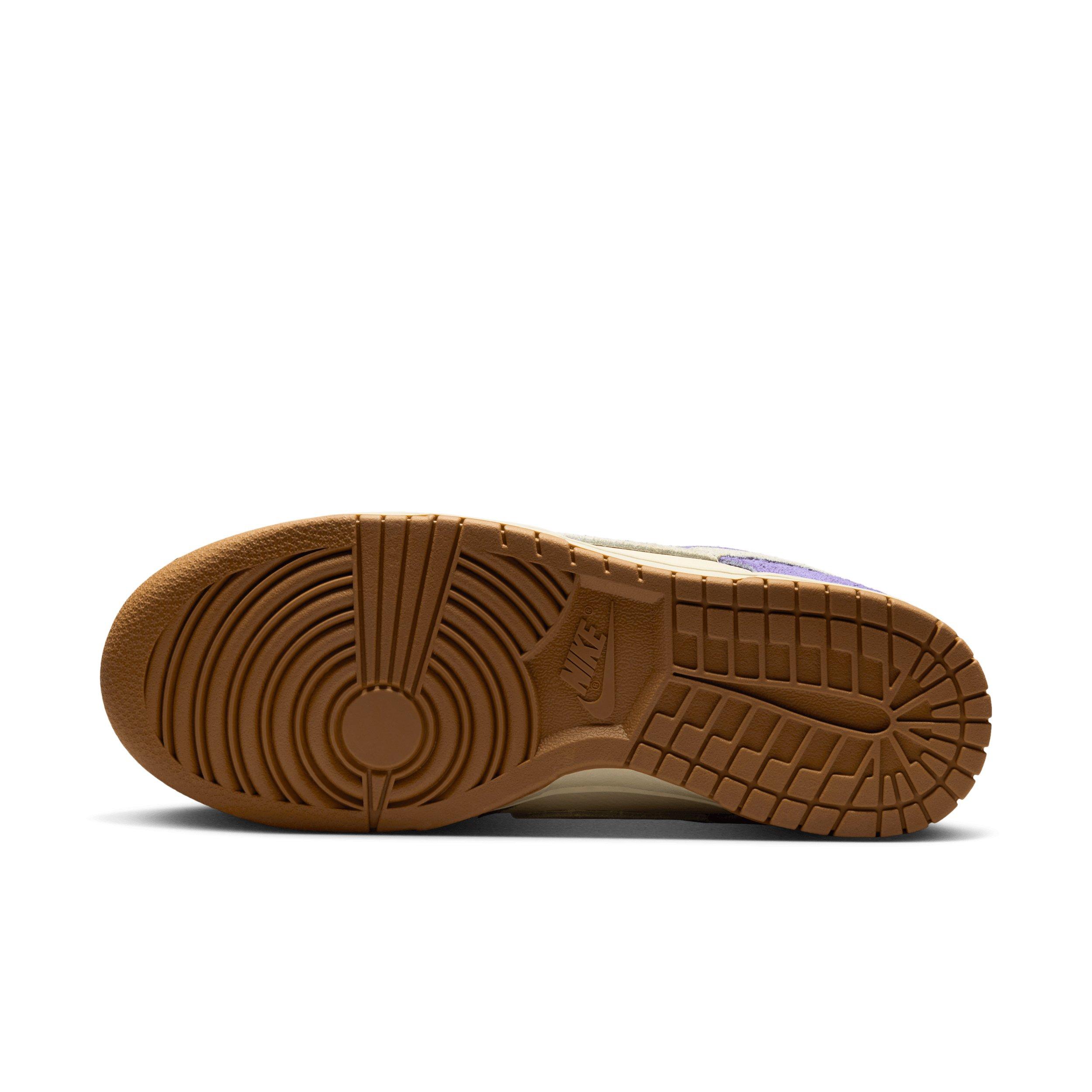 Nike Dunk Low "Court Purple/University Gold/Gum Medium Brown/Coconut Milk" Women's Shoe - PURPLE/GOLD/MD BROWN/MILK Thumbnail View 6