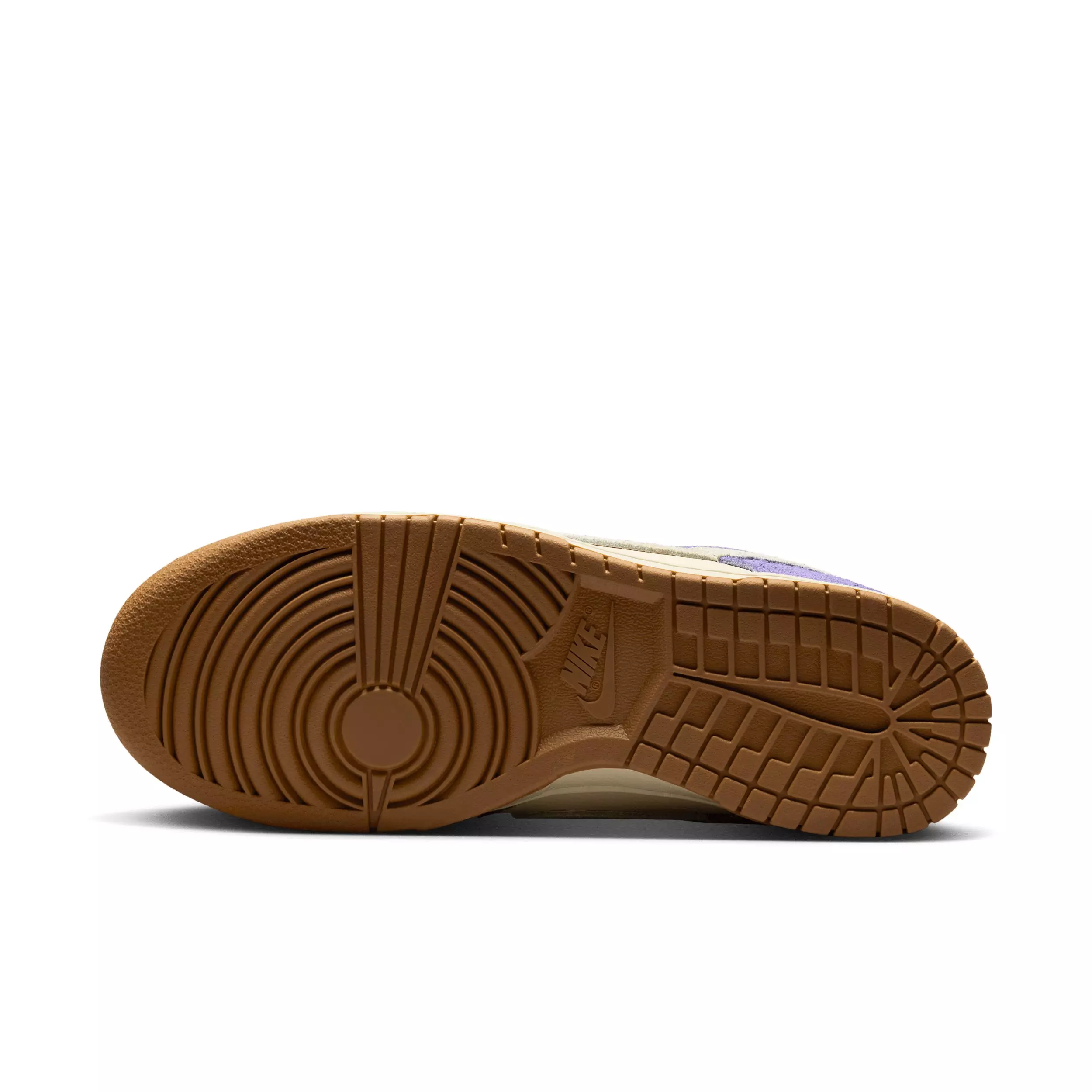 Nike Dunk Low "Court Purple/University Gold/Gum Medium Brown/Coconut Milk" Women's Shoe - PURPLE/GOLD/MD BROWN/MILK