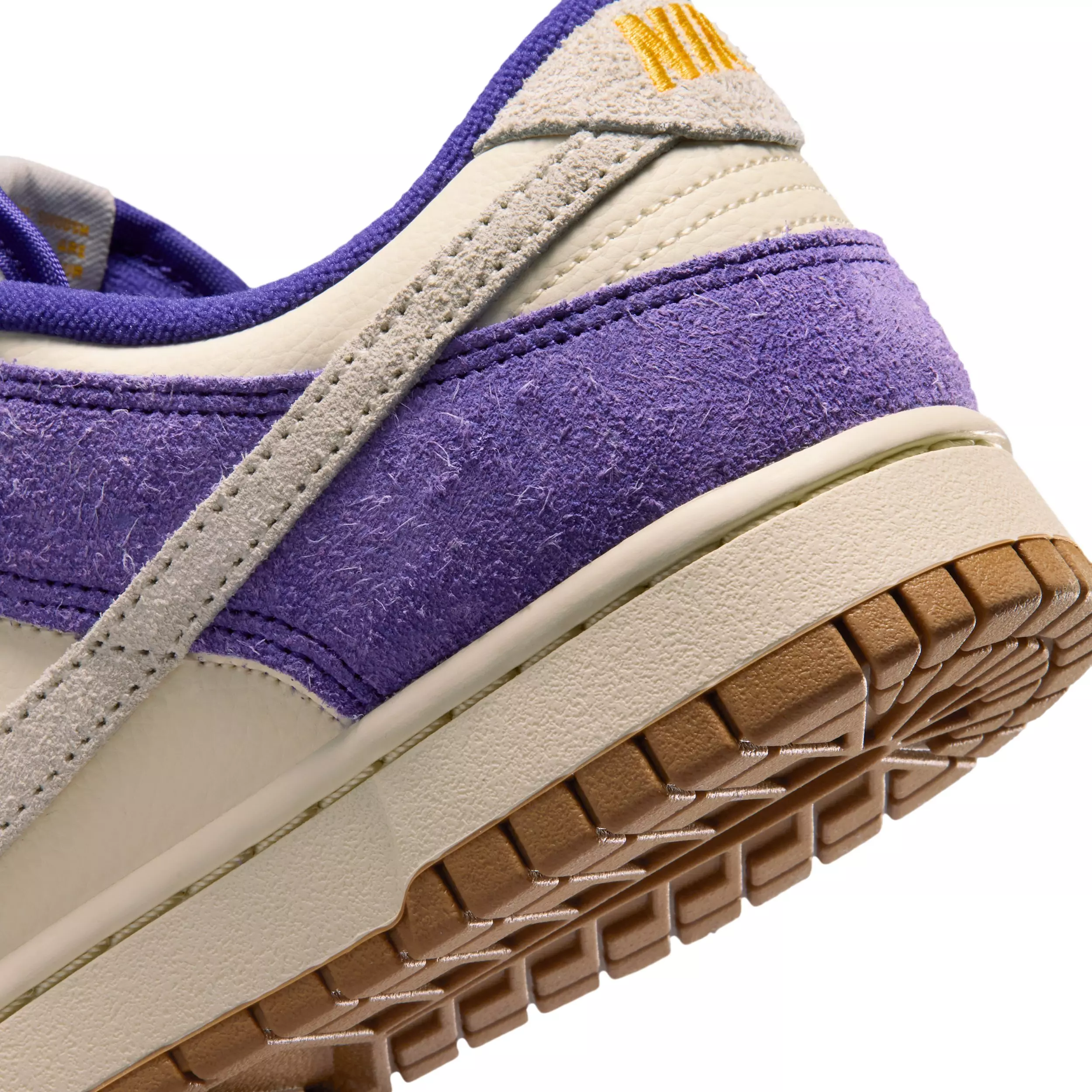 Nike Dunk Low "Court Purple/University Gold/Gum Medium Brown/Coconut Milk" Women's Shoe - PURPLE/GOLD/MD BROWN/MILK