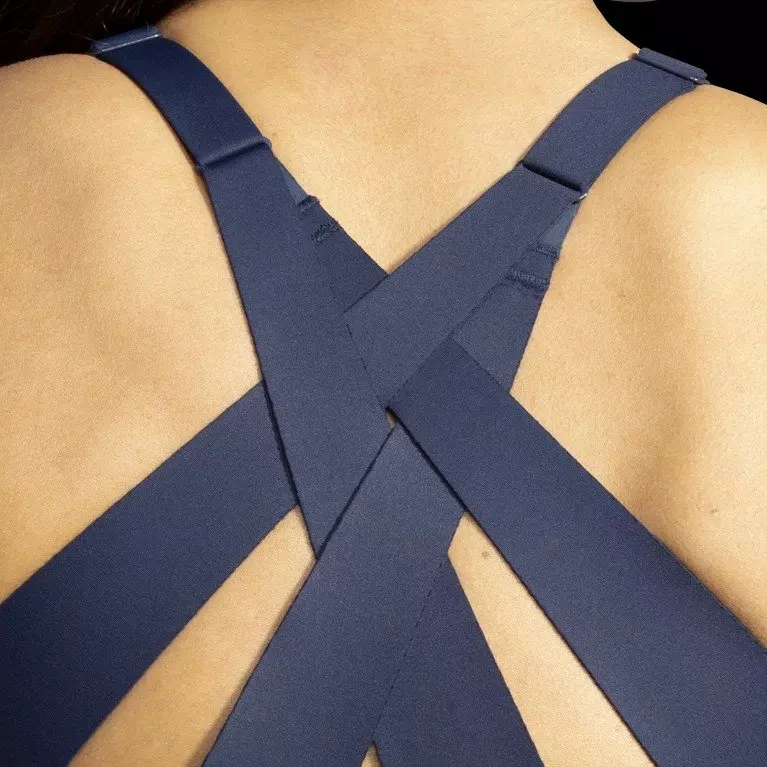 Brooks Women's Drive Interlace Run Bra - NAVY