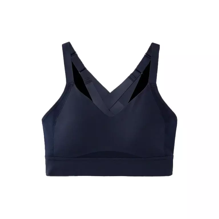 Brooks Women's Drive Interlace Run Bra - NAVY