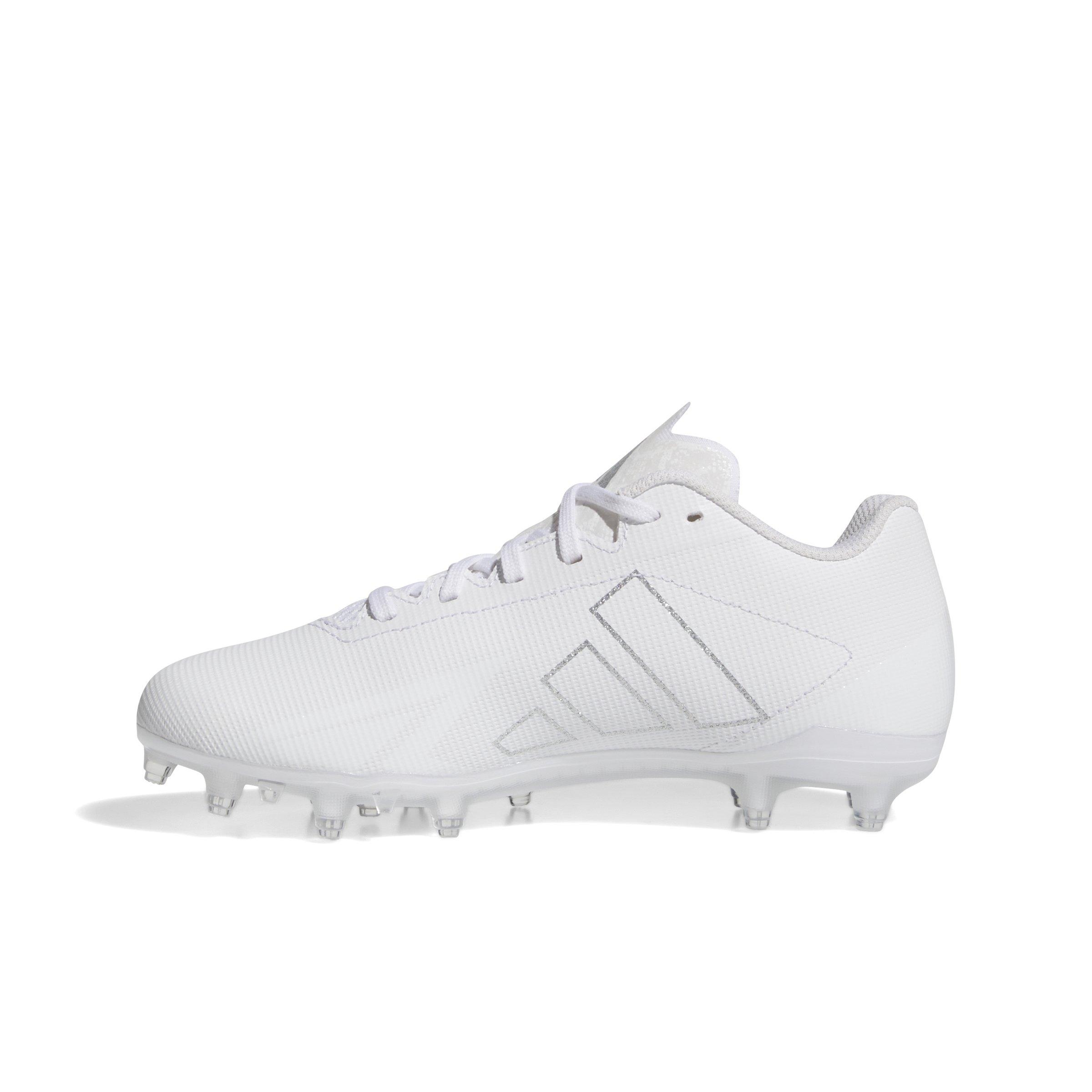 adidas Adizero Electric.2 II  Grade School Kids' "Cloud White/Silver Metallic​" Football Cleat