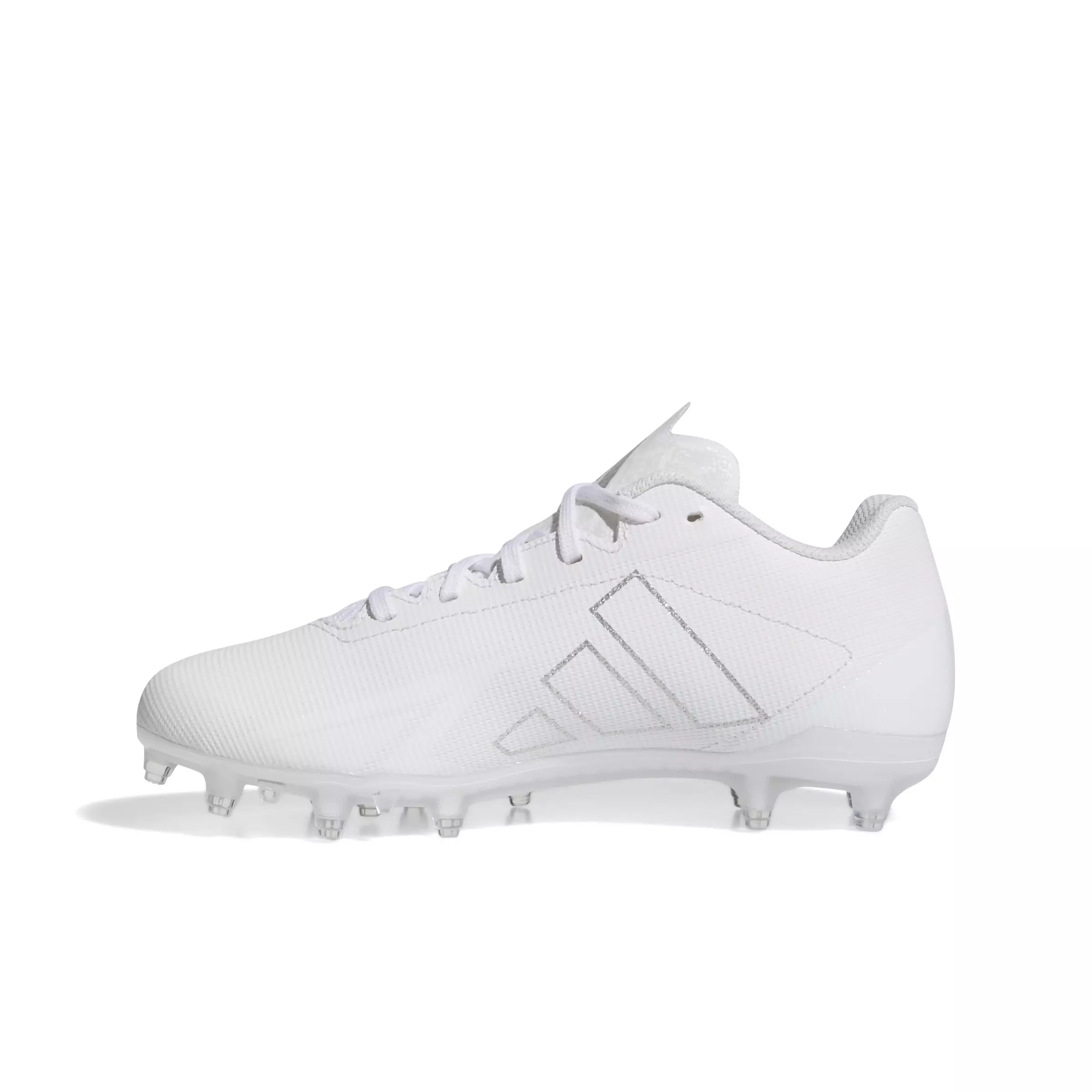 adidas Adizero Electric.2 II "Cloud White/Silver Metallic​" Grade School Kids' Football Cleat - WHITE/SILVER