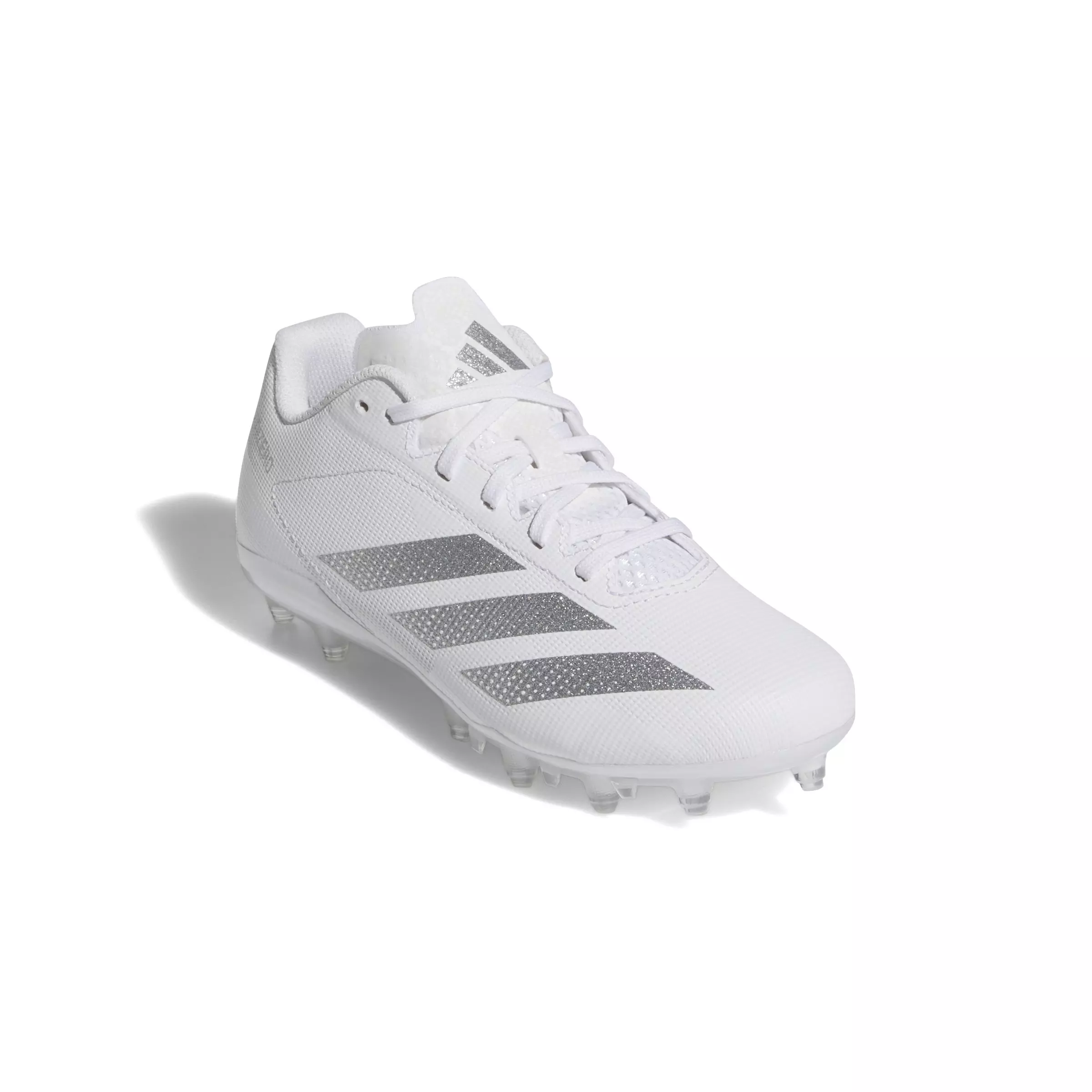 adidas Adizero Electric.2 II "Cloud White/Silver Metallic​" Grade School Kids' Football Cleat - WHITE/SILVER