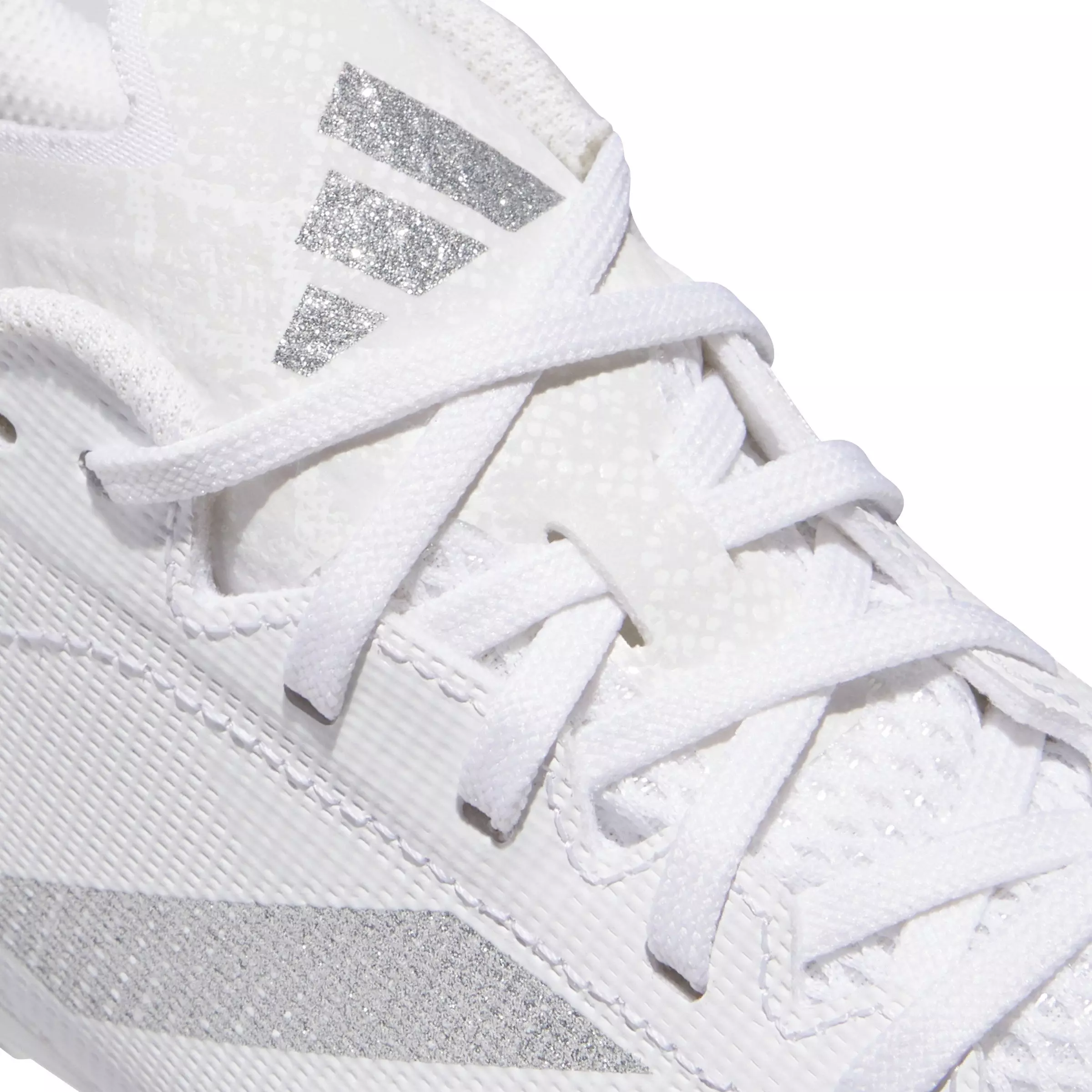 adidas Adizero Electric.2 II "Cloud White/Silver Metallic​" Grade School Kids' Football Cleat - WHITE/SILVER