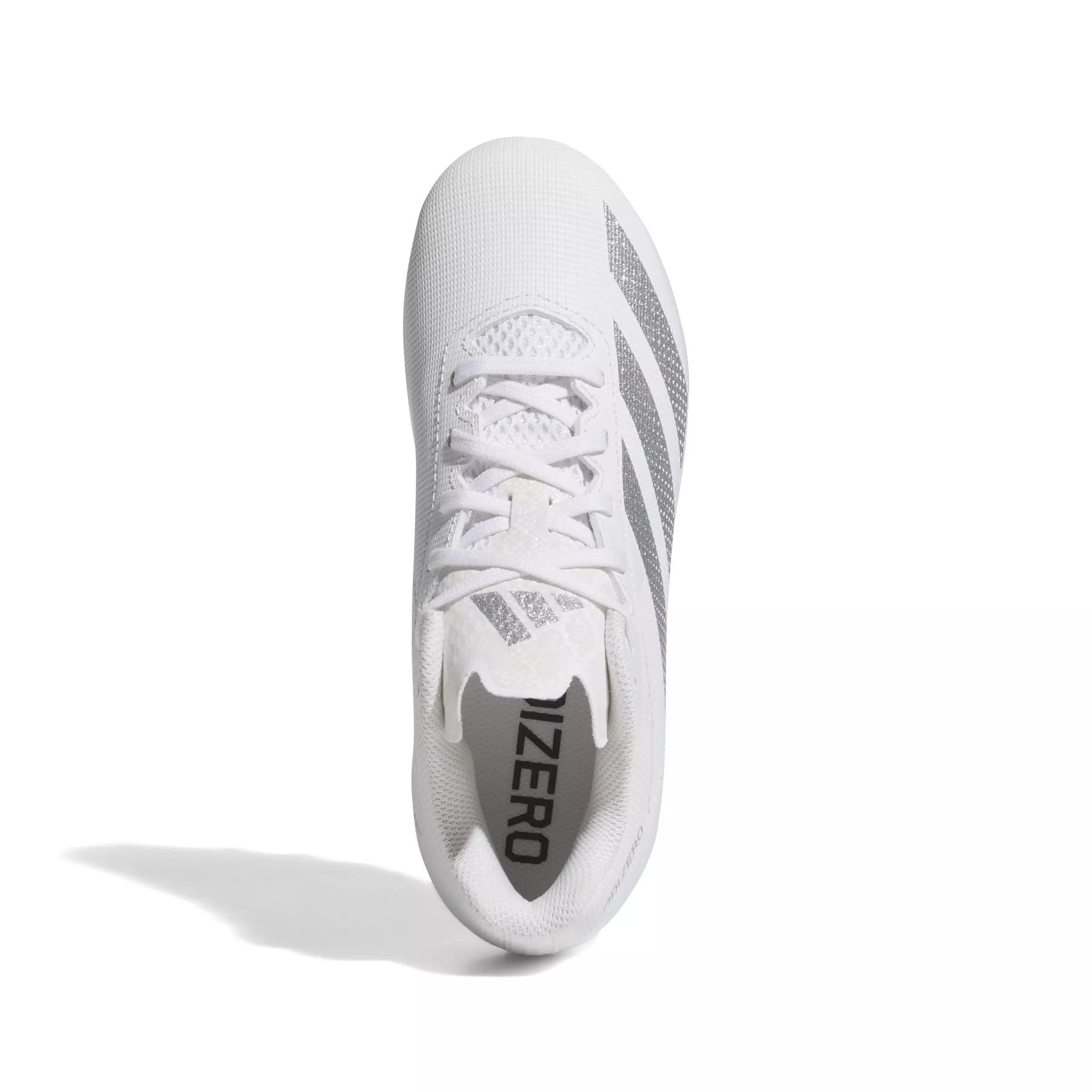 adidas Adizero Electric.2 II "Cloud White/Silver Metallic​" Grade School Kids' Football Cleat - WHITE/SILVER