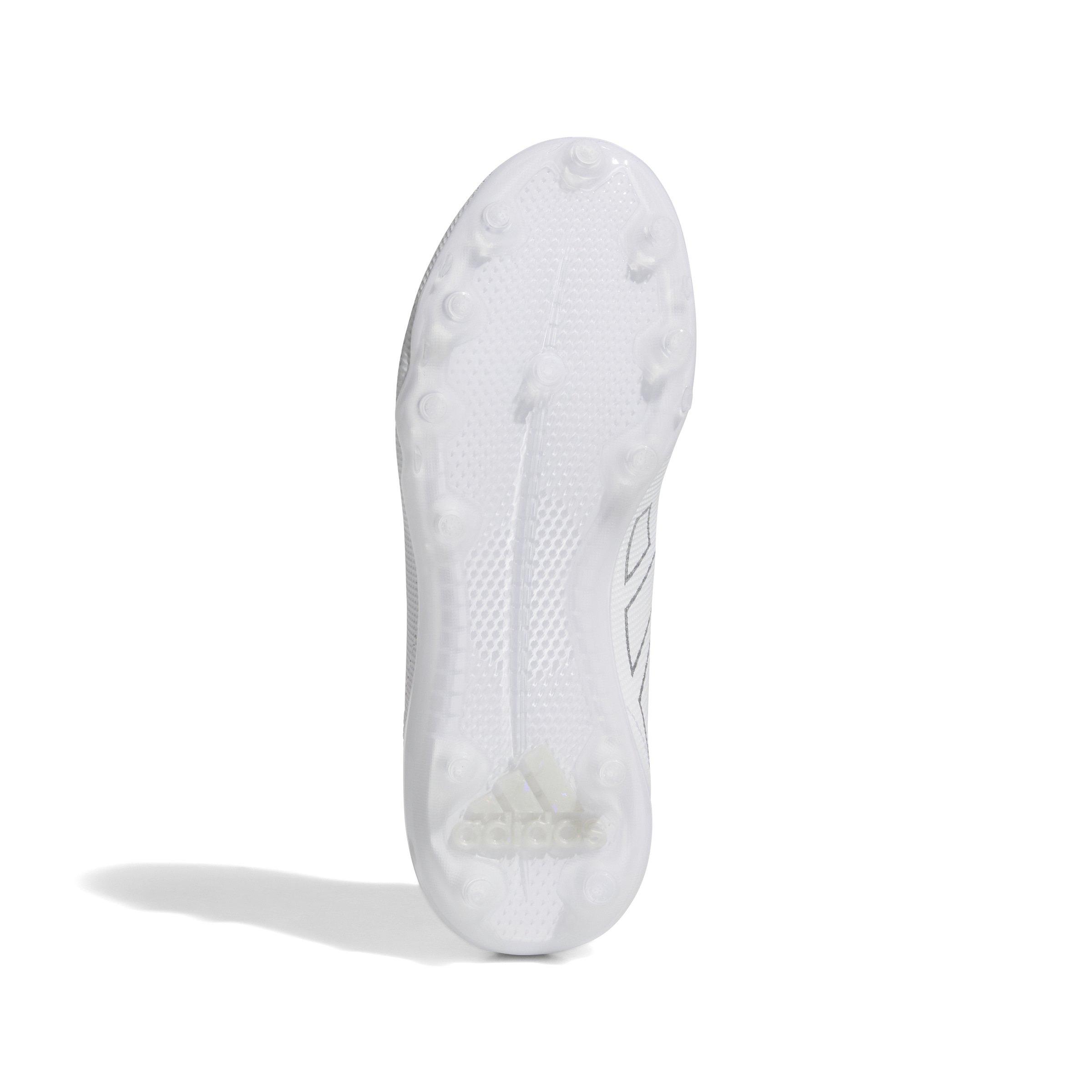 adidas Adizero Electric.2 II  Grade School Kids' "Cloud White/Silver Metallic​" Football Cleat