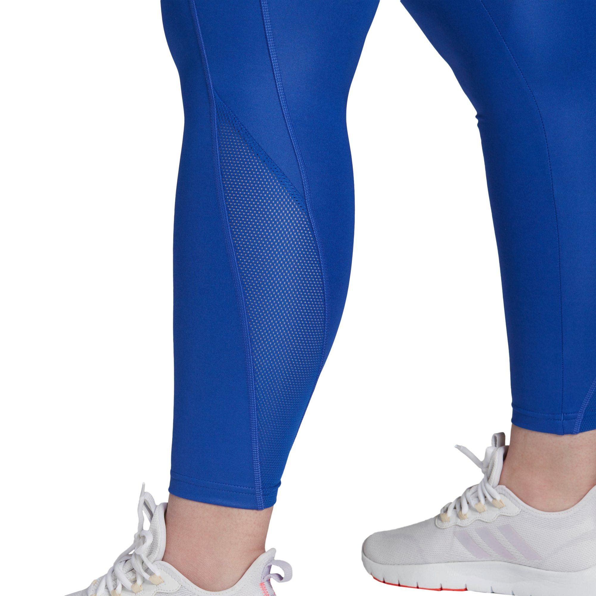 Adidas Women's Royal Blue FEELBRILLIANT AeroReady 7/8 Leggings