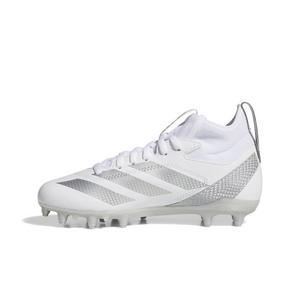 adidas Adizero Impact.2 "Cloud White/Silver Metallic" Grade School Kids' Football Cleat